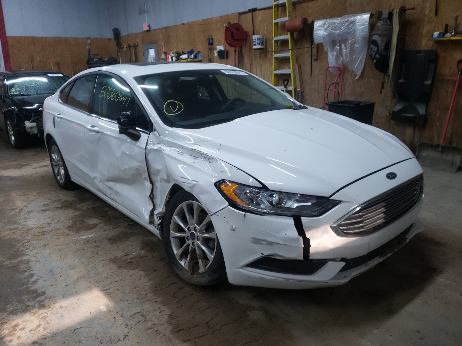 FORD FUSION SE 2017 with VIN 3FA6P0H73HR273510 - Photo from auction