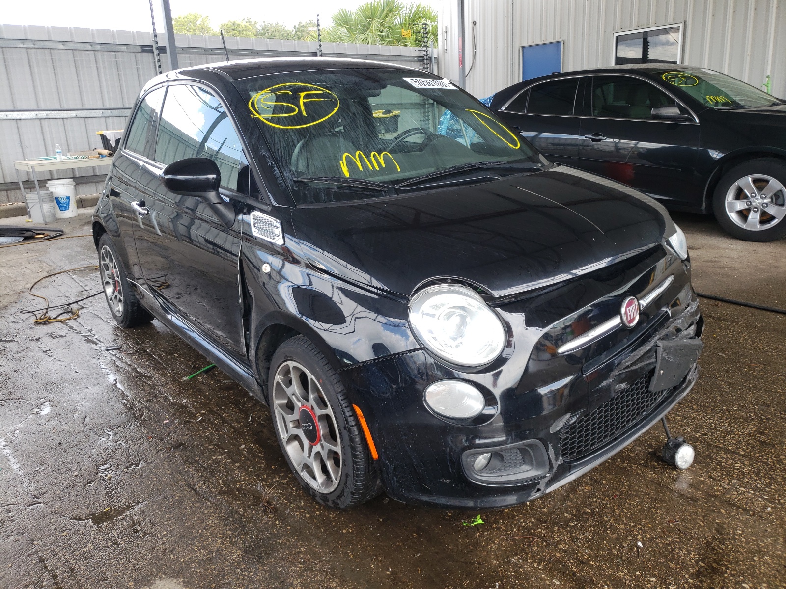 FIAT 500 SPORT 2014 with VIN 3C3CFFBR0ET232347 - Photo from auction