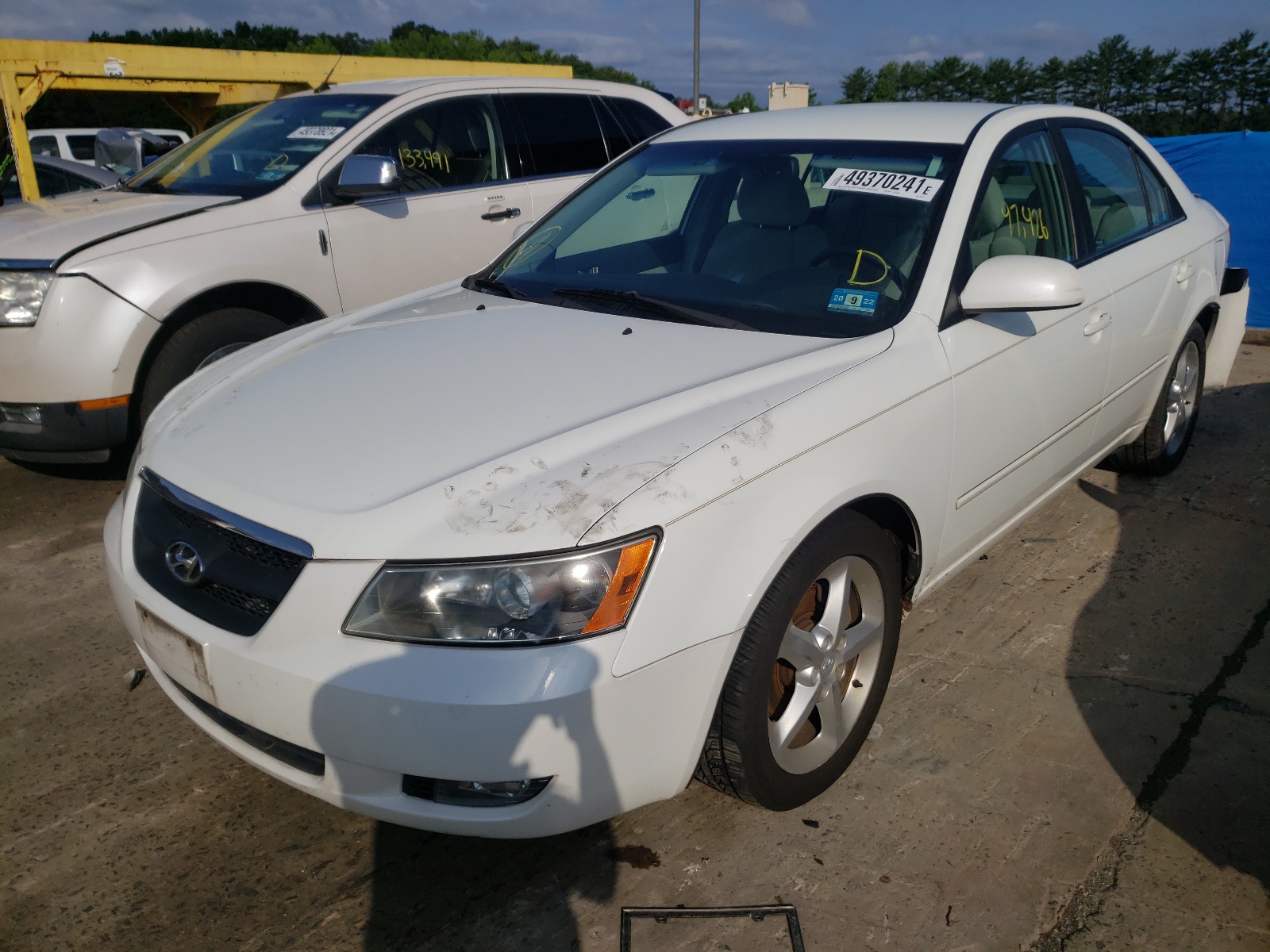 Photo 2 from auction – 2007 HYUNDAI SONATA SE with VIN 5NPEU46F57H184037