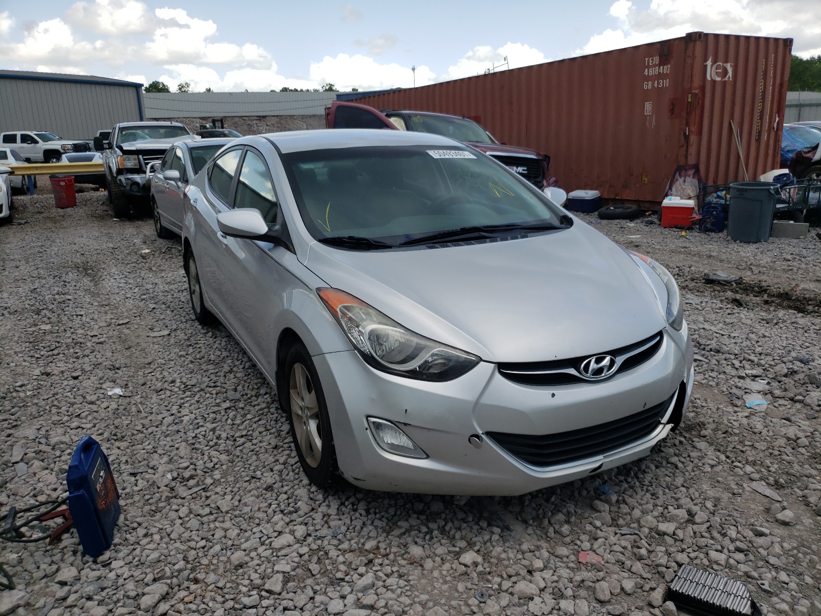 HYUNDAI ELANTRA 2013 with VIN KMHDH4AE9DU648975 - Photo from auction