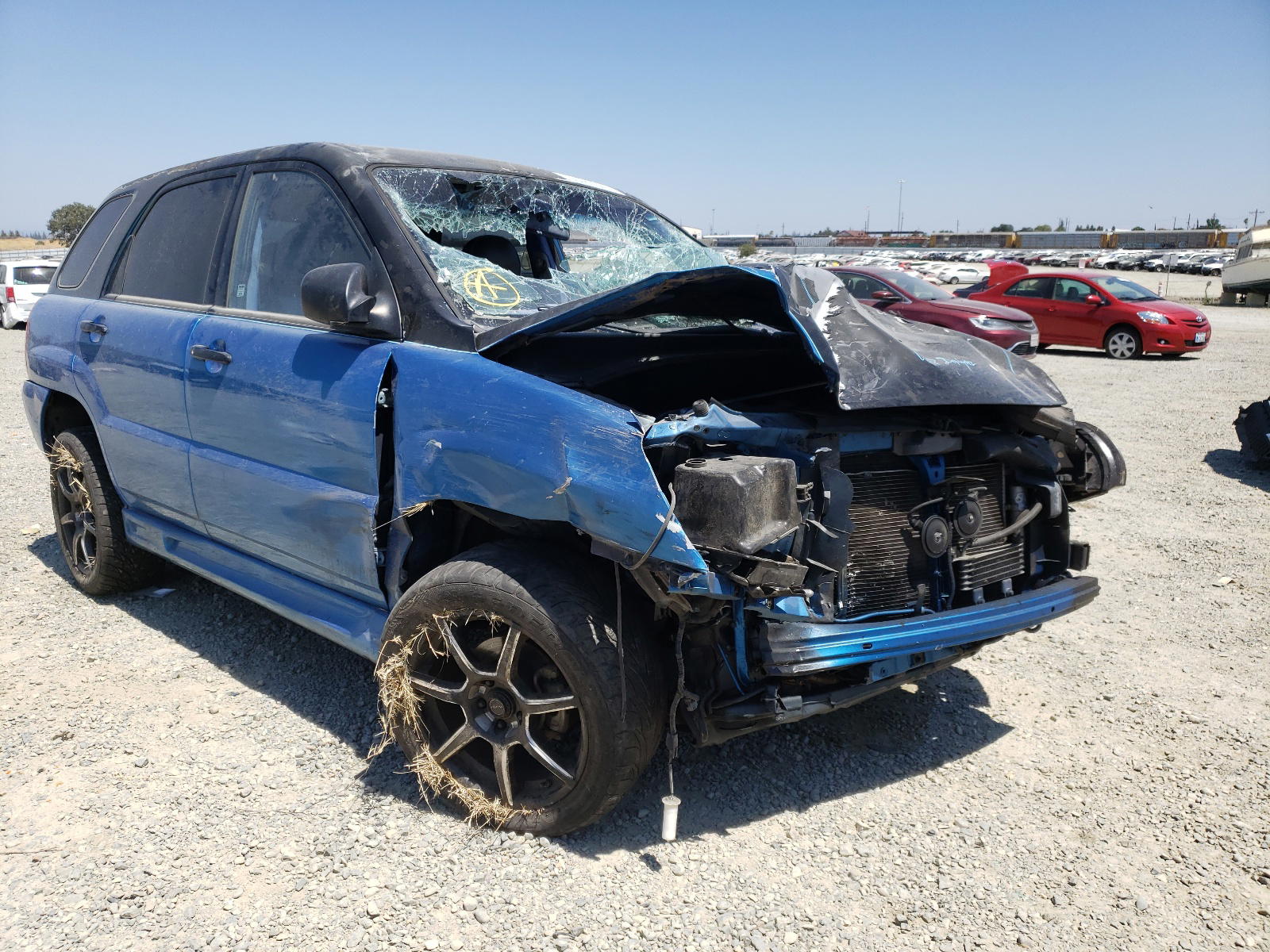 KIA SPORTAGE E 2008 with VIN KNDJF723787460262 - Photo from auction