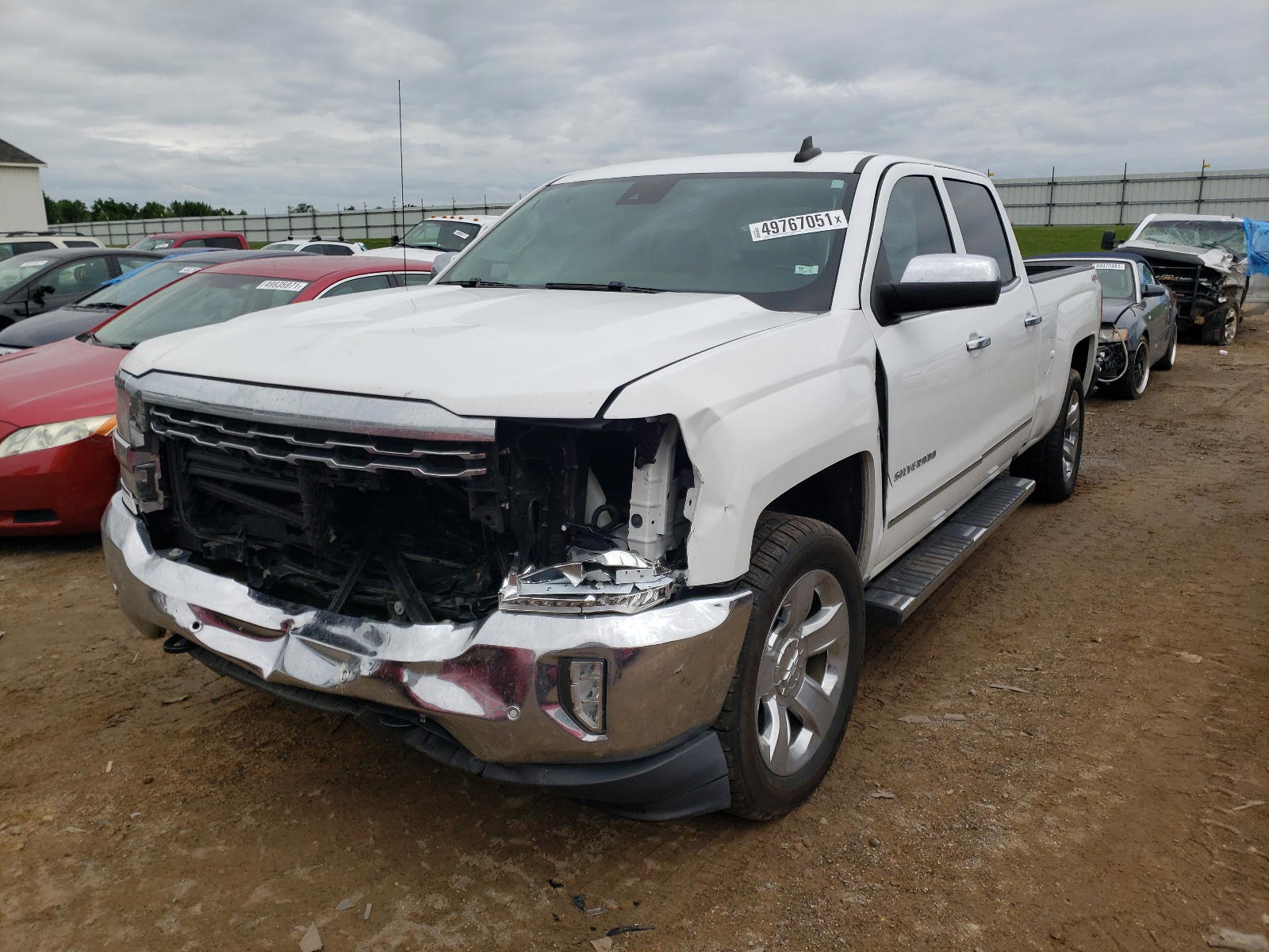 Photo 2 from auction – 2017 CHEVROLET SILVERADO with VIN 3GCUKSEC2HG291571
