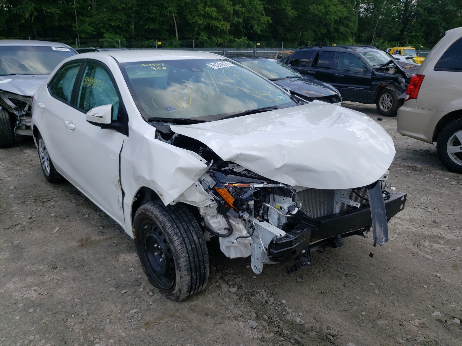TOYOTA COROLLA L 2017 with VIN 2T1BURHE5HC850922 - Photo from auction