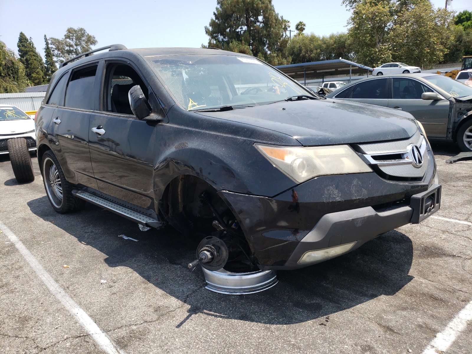 Photo 1 from auction – 2008 ACURA MDX TECHNO with VIN 2HNYD28628H552838