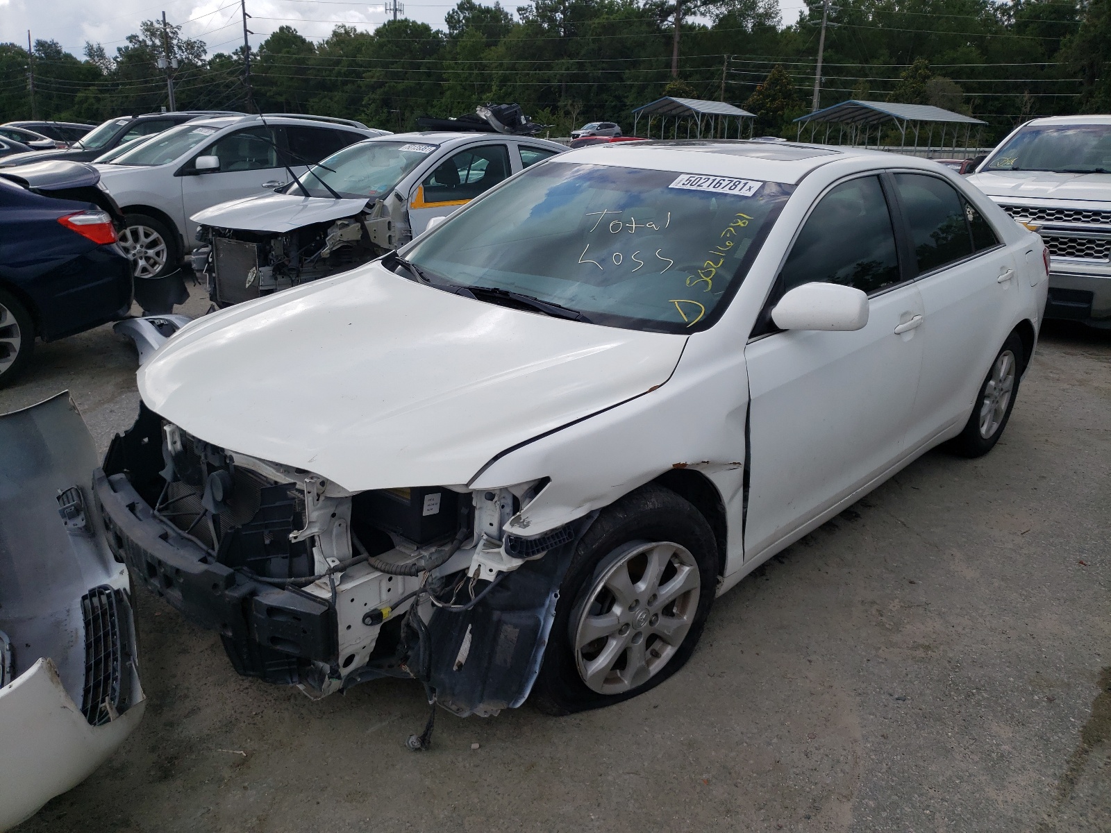 Photo 2 from auction – 2007 TOYOTA CAMRY LE A with VIN 4T1BE46K27U587343