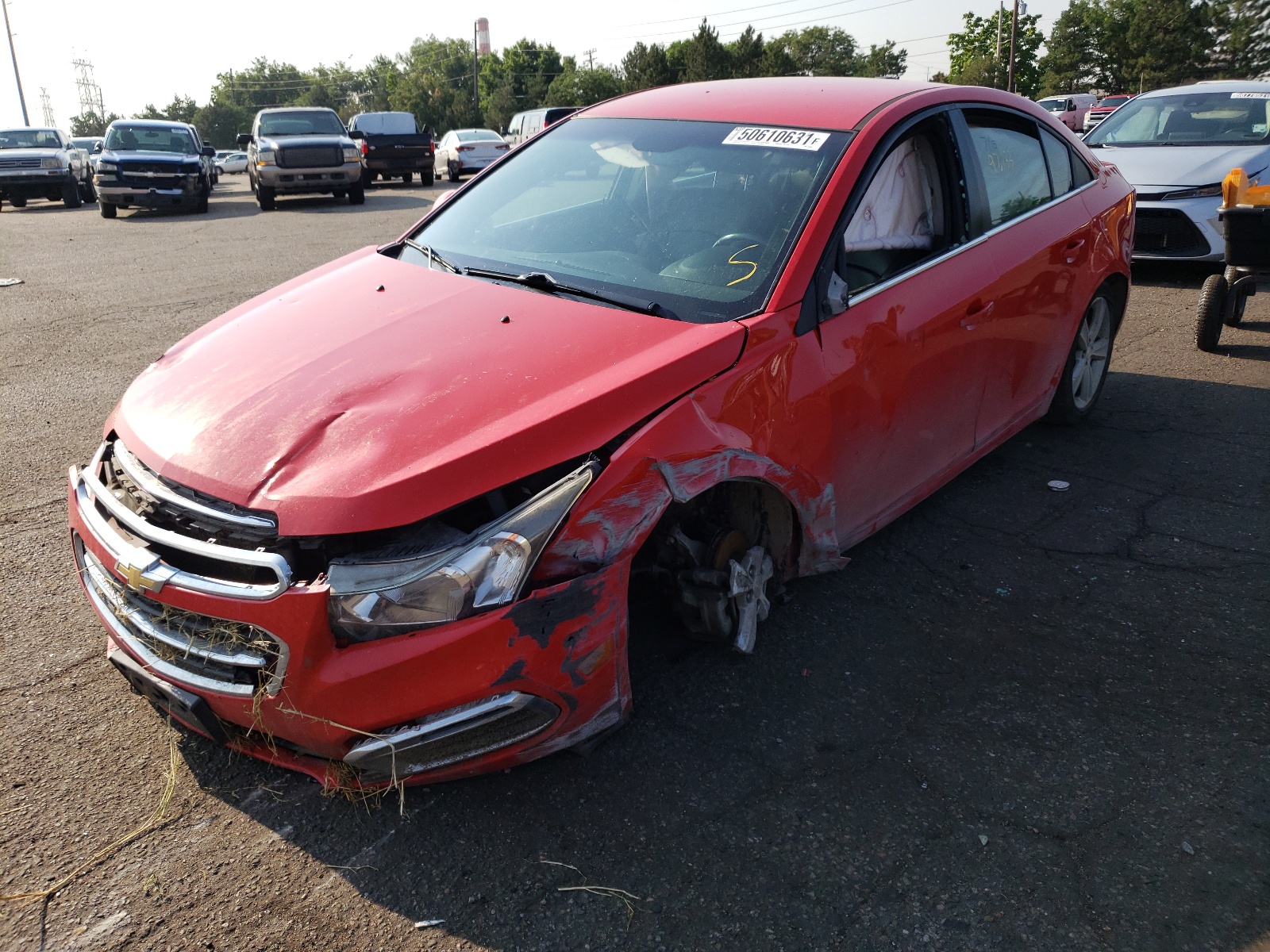 Photo 2 from auction – 2015 CHEVROLET CRUZE LT with VIN 1G1PE5SB2F7277656