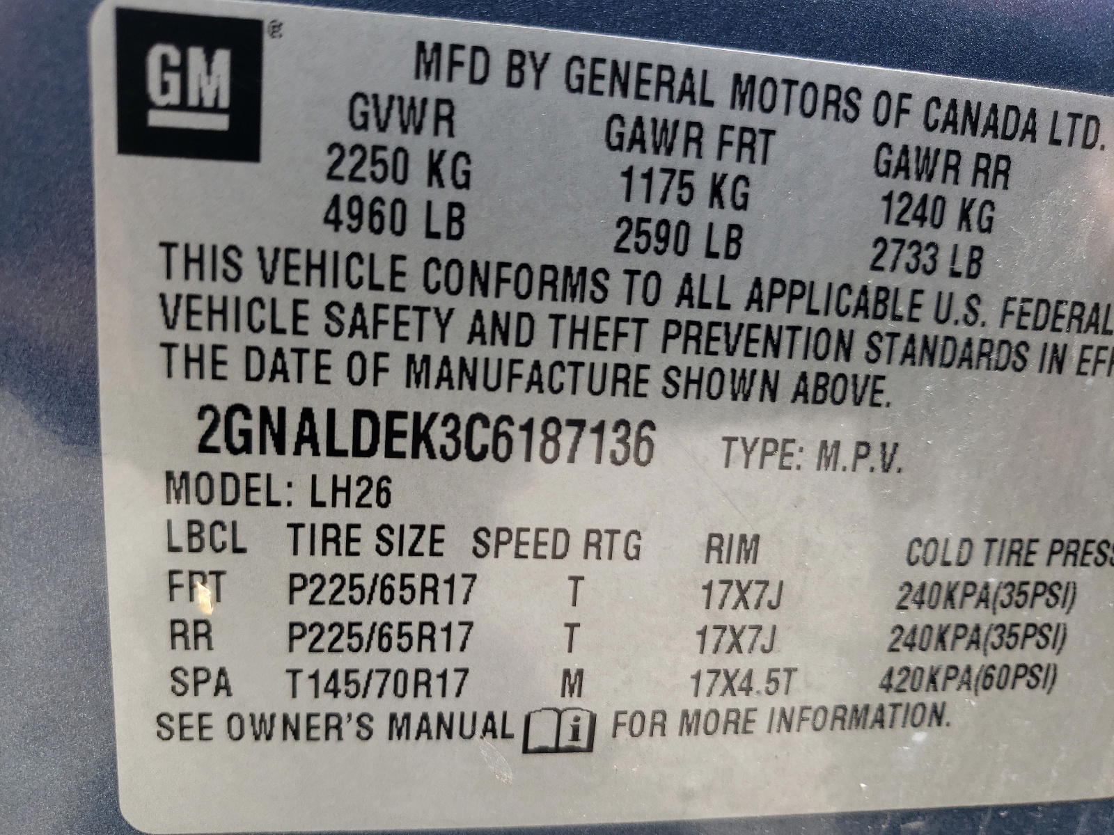 Photo 10 from auction – 2012 CHEVROLET EQUINOX with VIN 2GNALDEK3C6187136