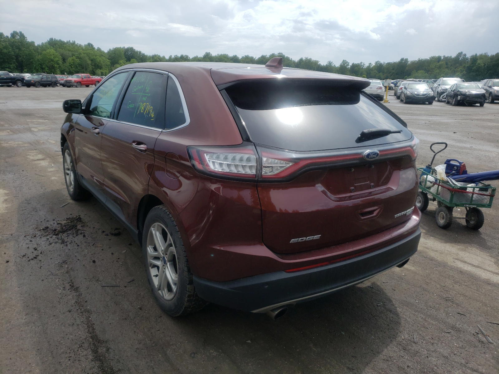 Photo 3 from auction – 2015 FORD EDGE TITAN with VIN 2FMTK4K98FBB21856