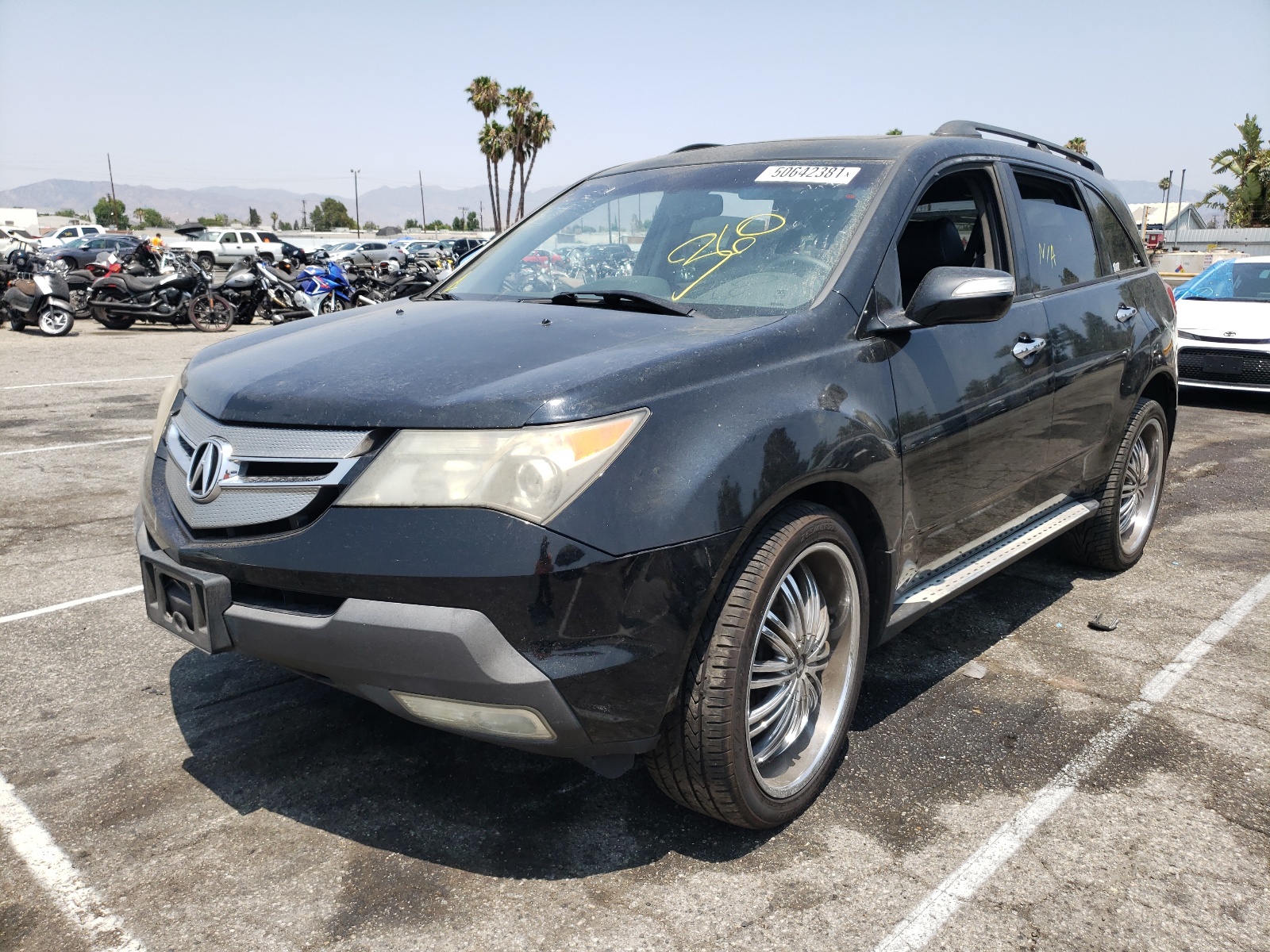 Photo 2 from auction – 2008 ACURA MDX TECHNO with VIN 2HNYD28628H552838
