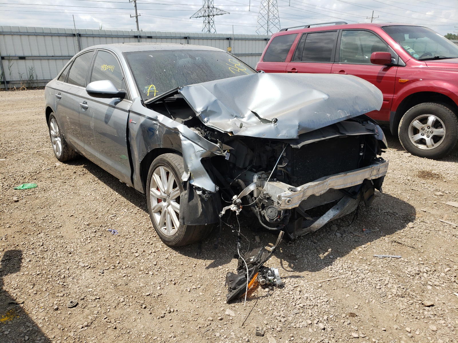 AUDI A6 PRESTIG 2013 with VIN WAUHGAFC4DN091396 - Photo from auction