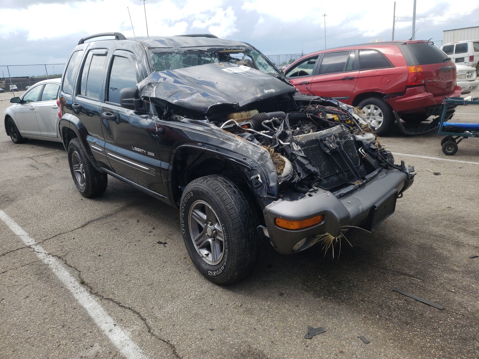 Photo 1 from auction – 2004 JEEP LIBERTY SP with VIN 1J4GL48K34W181188