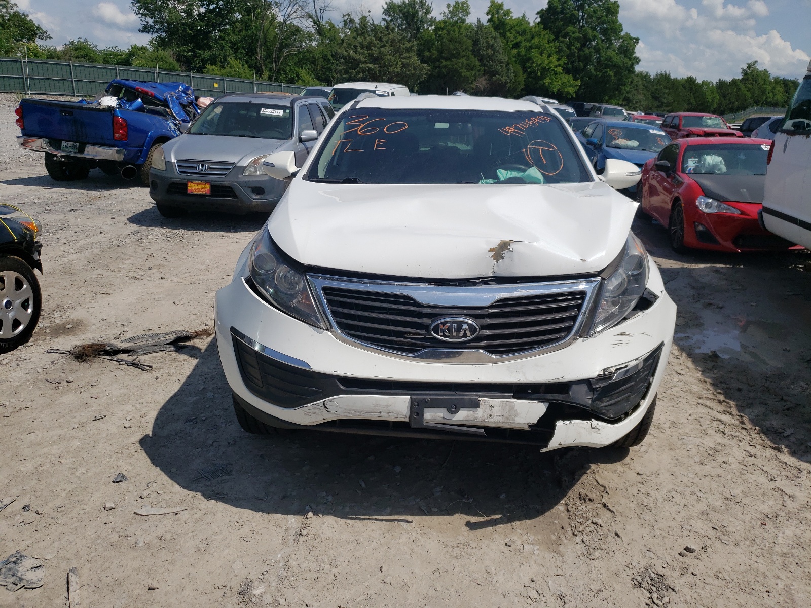 Photo 9 from auction – 2012 KIA SPORTAGE B with VIN KNDPB3A20C7251591
