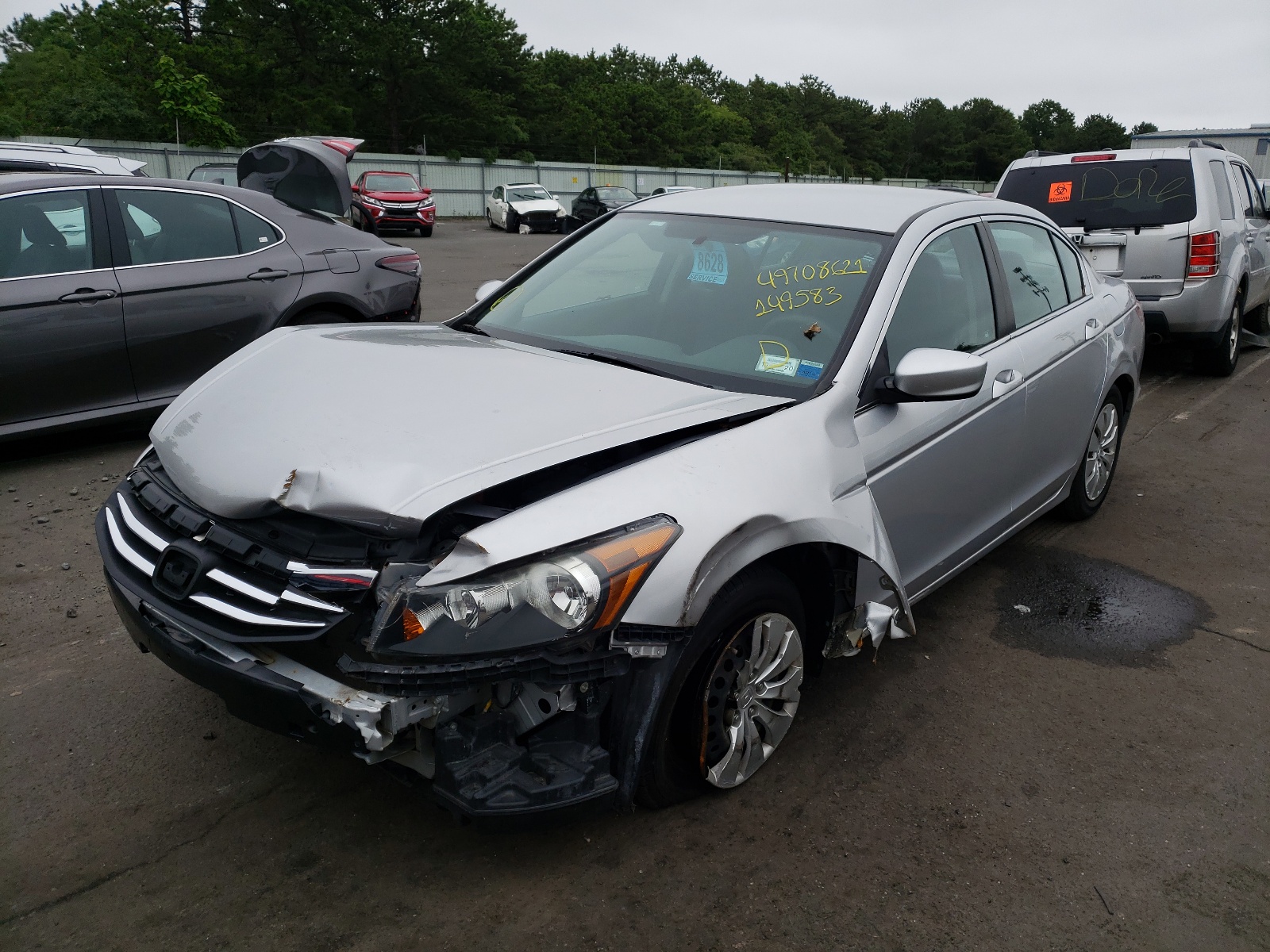 Photo 2 from auction – 2012 HONDA ACCORD LX with VIN 1HGCP2F36CA149583