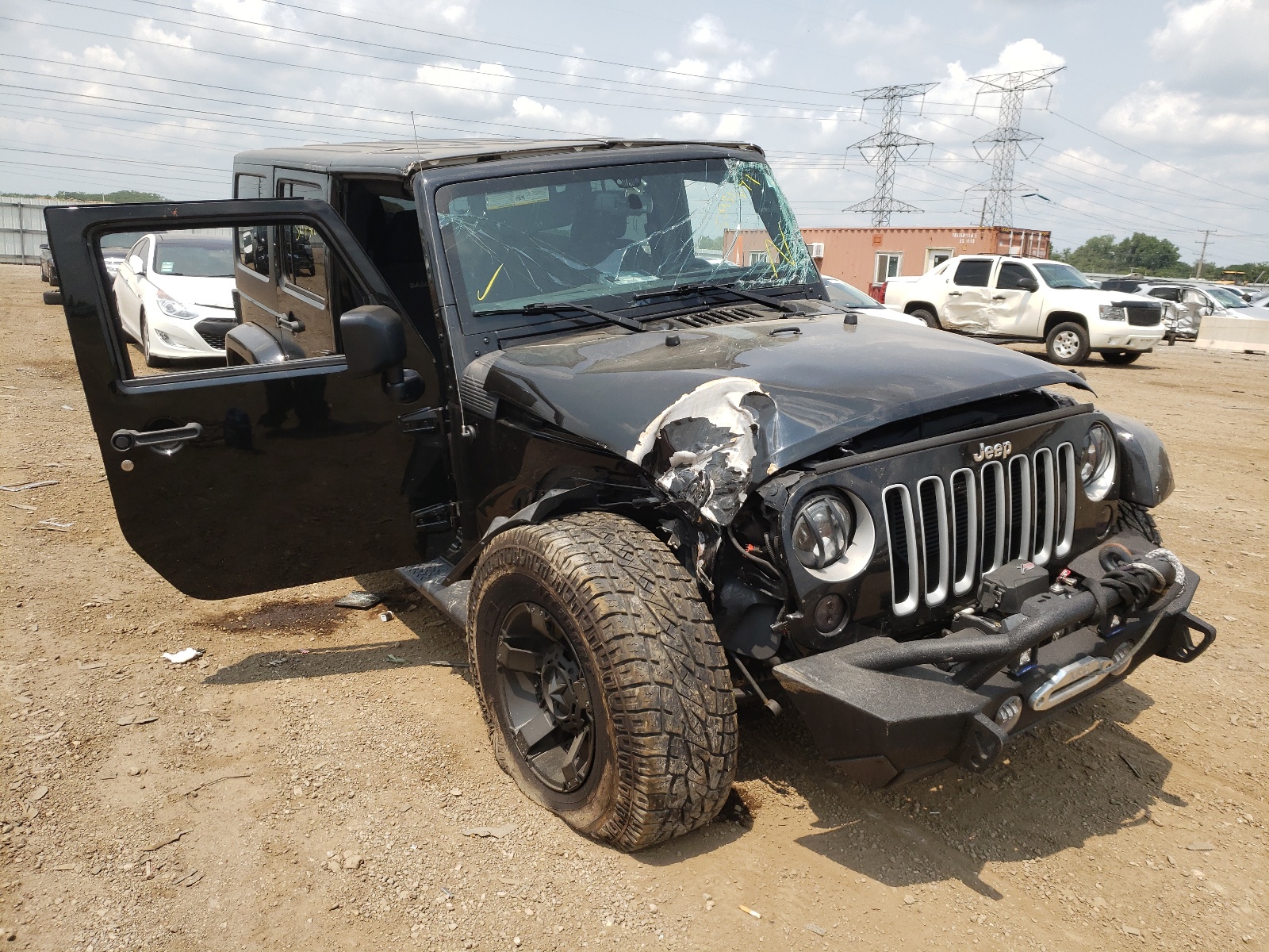 JEEP WRANGLER U 2017 with VIN 1C4HJWEG0HL606336 - Photo from auction