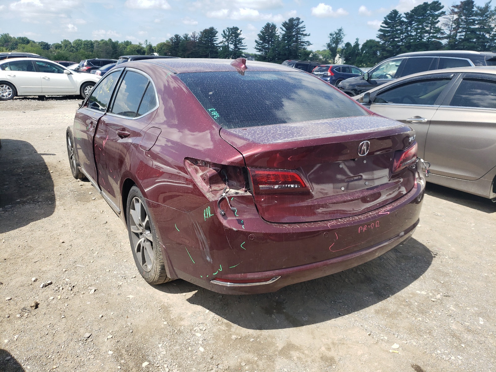 Photo 3 from auction – 2015 ACURA TLX ADVANC with VIN 19UUB2F77FA008516