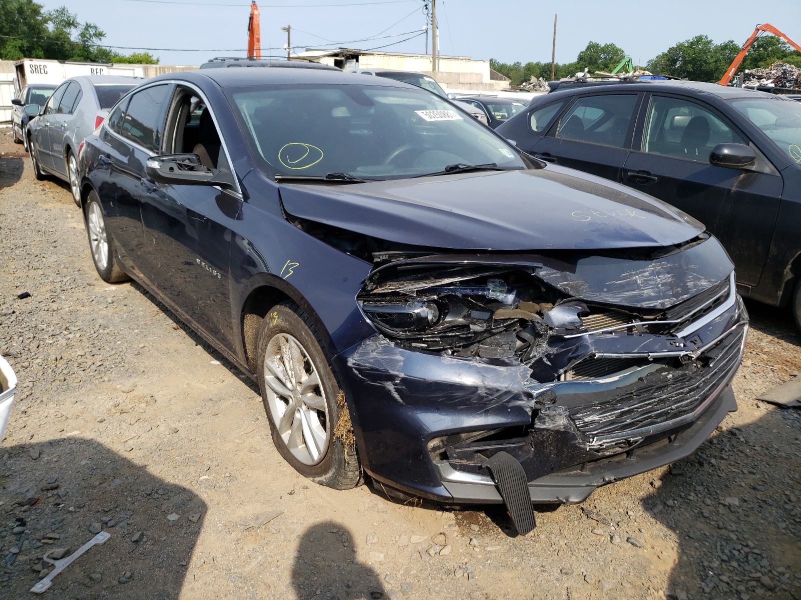 CHEVROLET MALIBU LT 2017 with VIN 1G1ZE5ST0HF182930 - Photo from auction