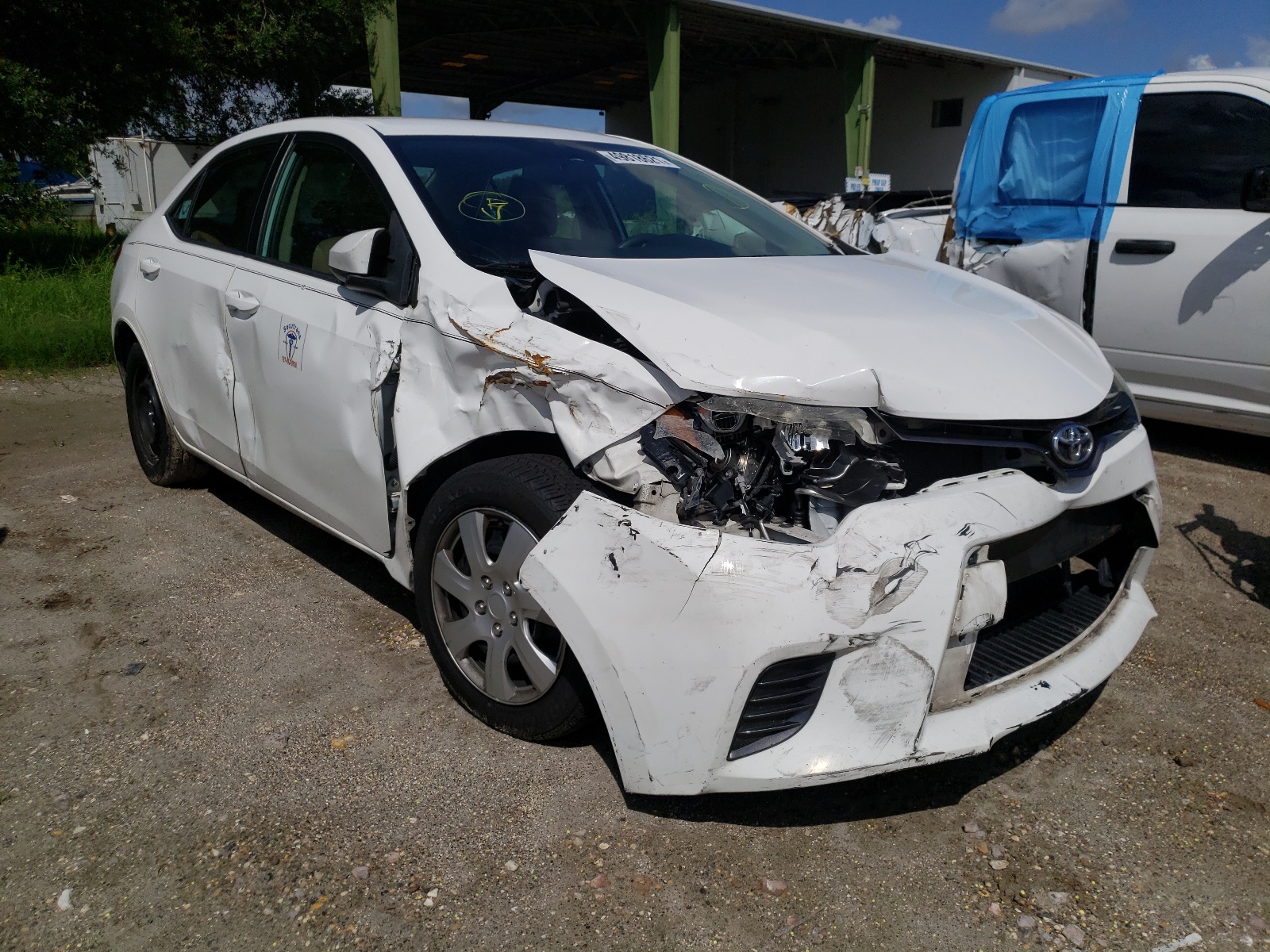 TOYOTA COROLLA L 2016 with VIN 2T1BURHE6GC541555 - Photo from auction