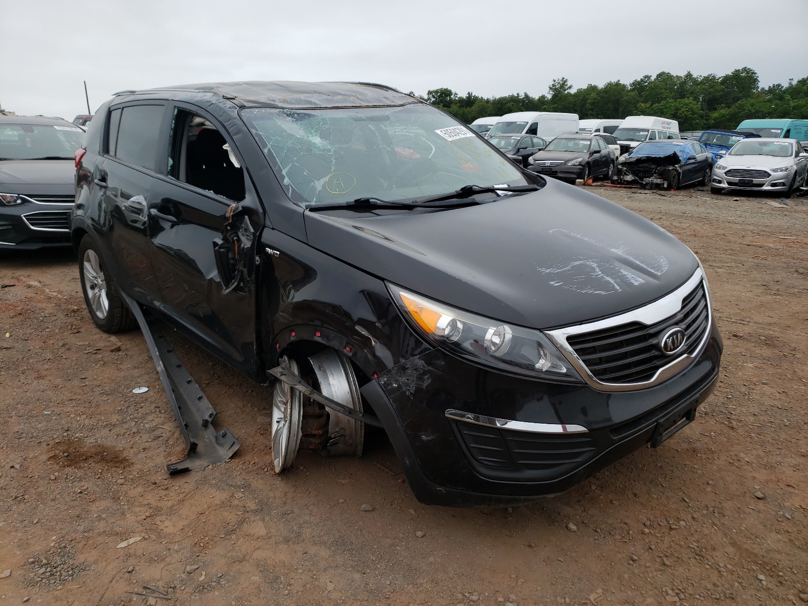 Photo 1 from auction – 2011 KIA SPORTAGE L with VIN KNDPBCA24B7169412