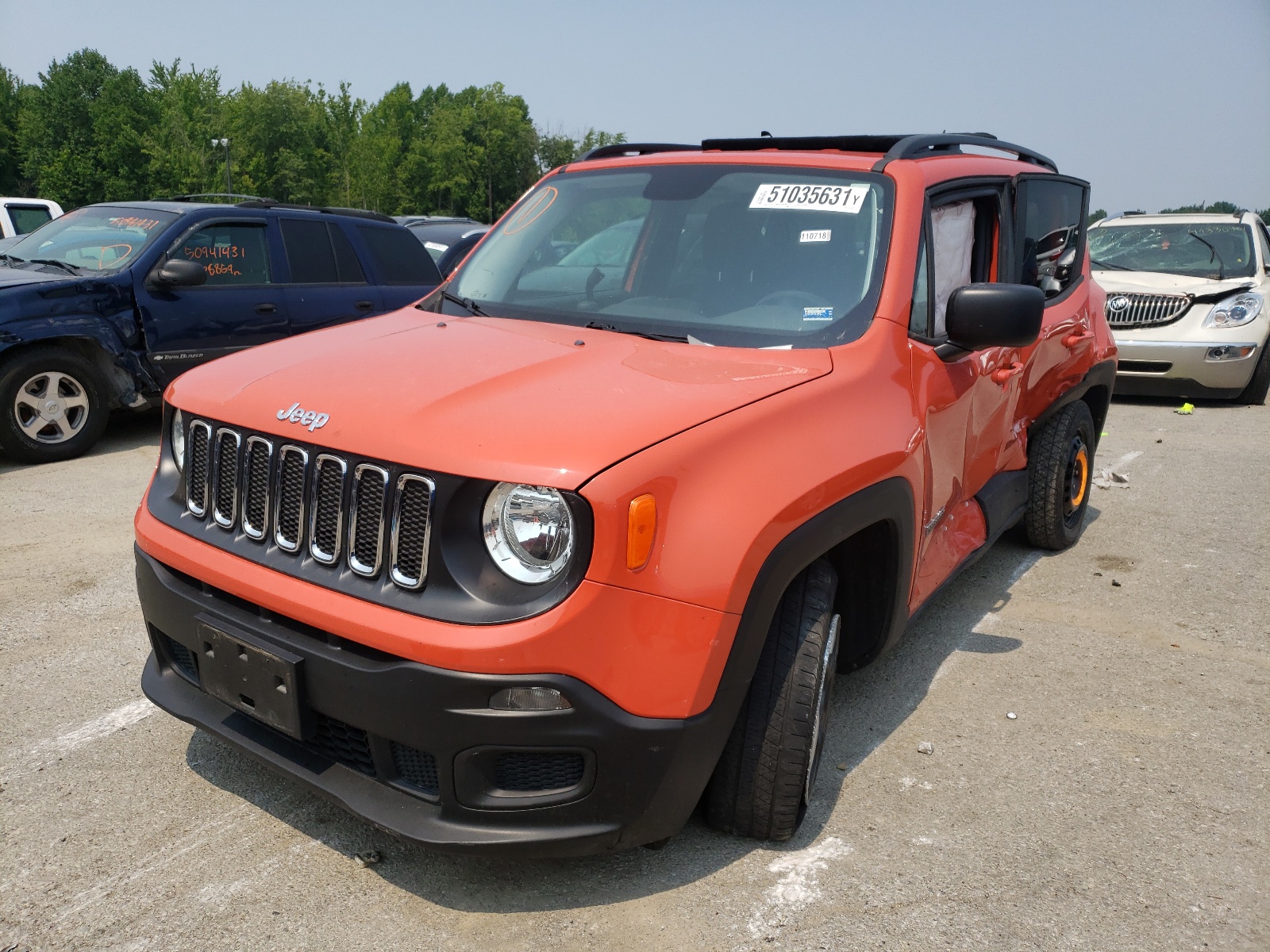Photo 2 from auction – 2017 JEEP RENEGADE S with VIN ZACCJAAB0HPG01401