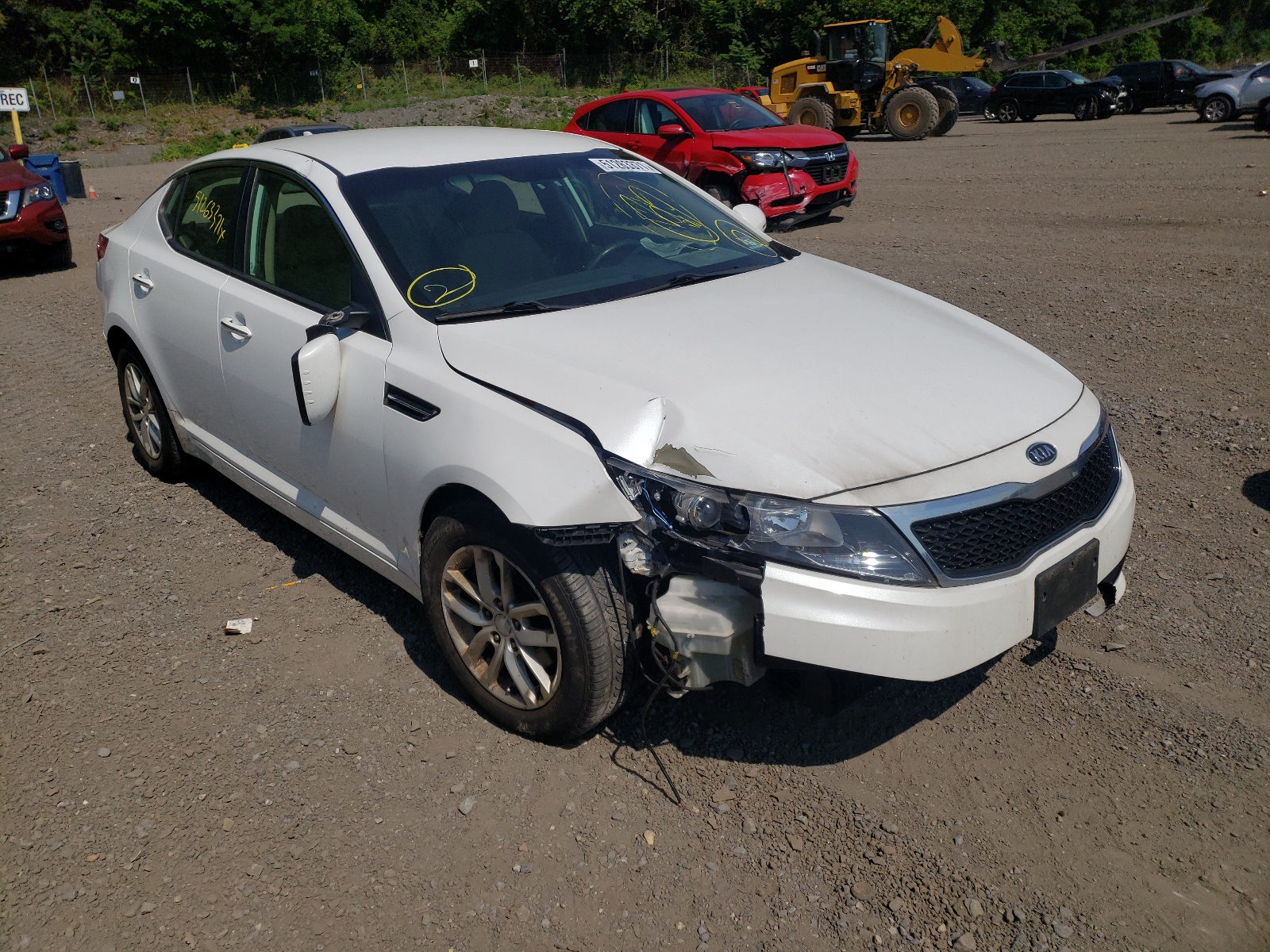 KIA OPTIMA LX 2012 with VIN 5XXGM4A78CG008386 - Photo from auction