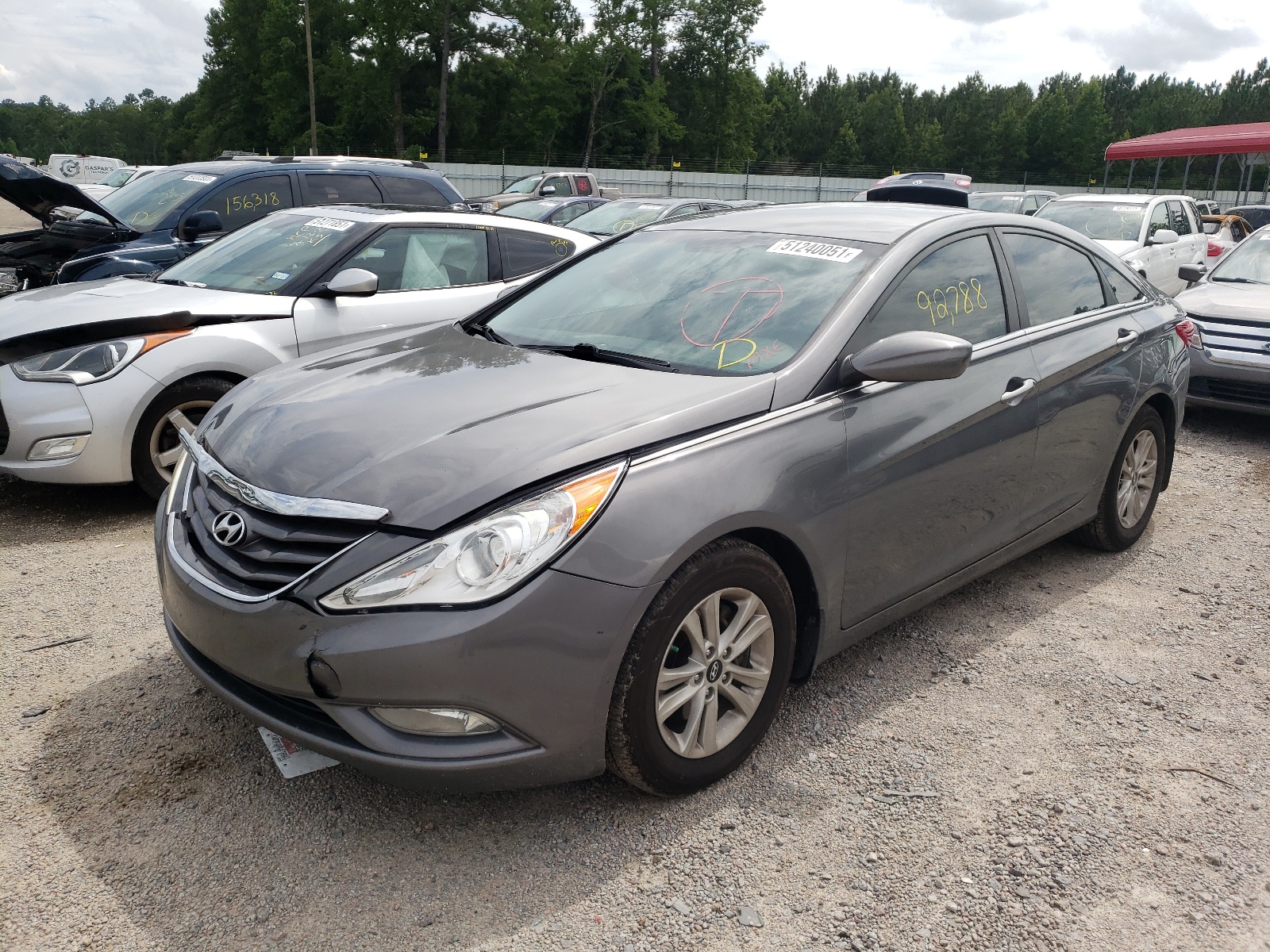 Photo 2 from auction – 2013 HYUNDAI SONATA GLS with VIN 5NPEB4AC4DH761820