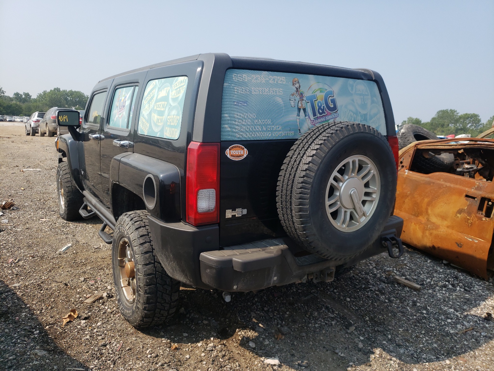 Photo 3 from auction – 2008 HUMMER H3 with VIN 5GTEN13E188143145