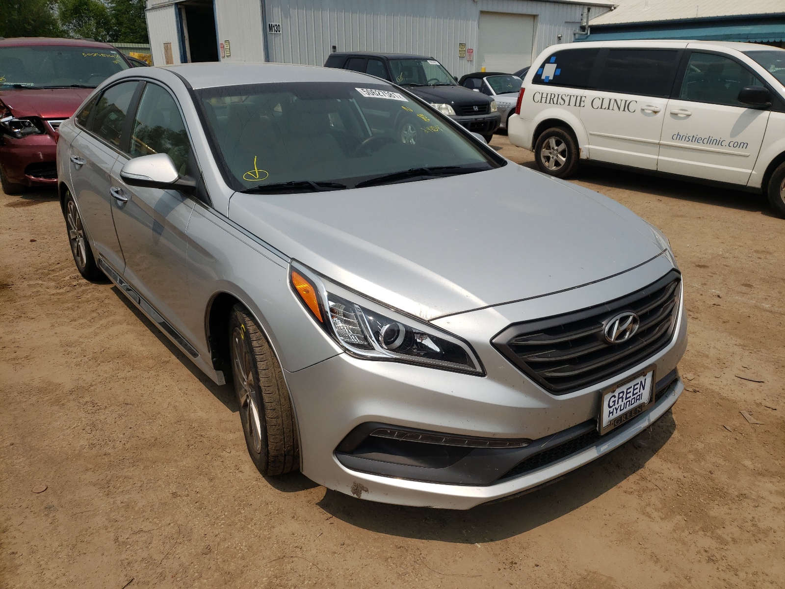 HYUNDAI SONATA SPO 2015 with VIN 5NPE34AF3FH244597 - Photo from auction