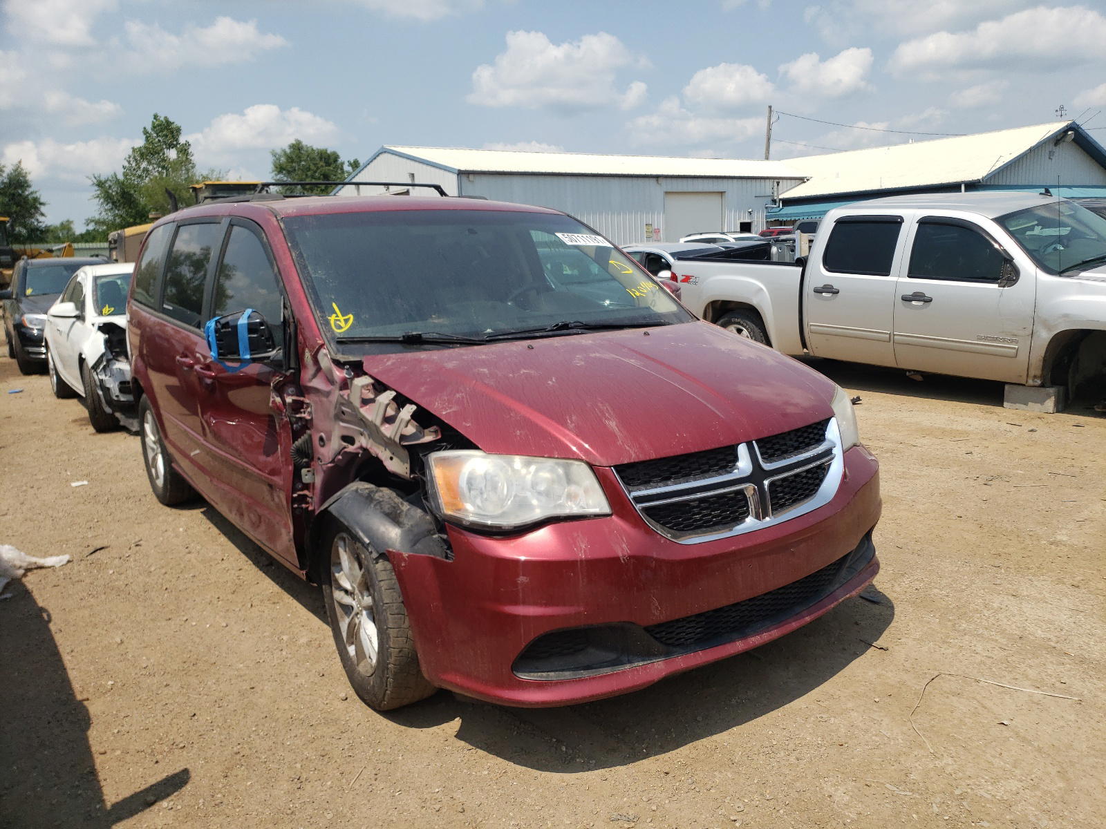 DODGE GRAND CARA 2014 with VIN 2C4RDGCG7ER120405 - Photo from auction
