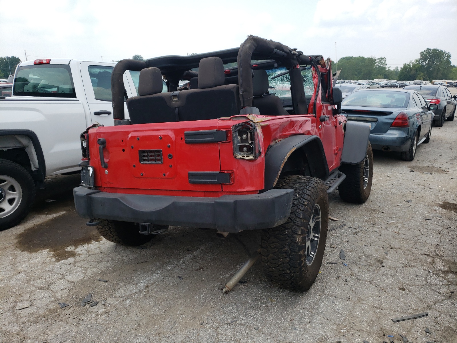 Photo 4 from auction – 2012 JEEP WRANGLER S with VIN 1C4AJWAG5CL256573