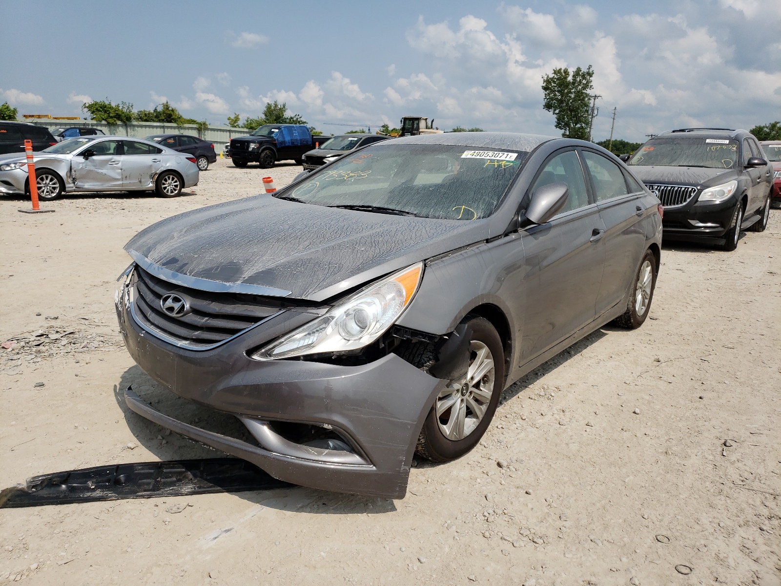 Photo 2 from auction – 2013 HYUNDAI SONATA GLS with VIN 5NPEB4AC3DH749383
