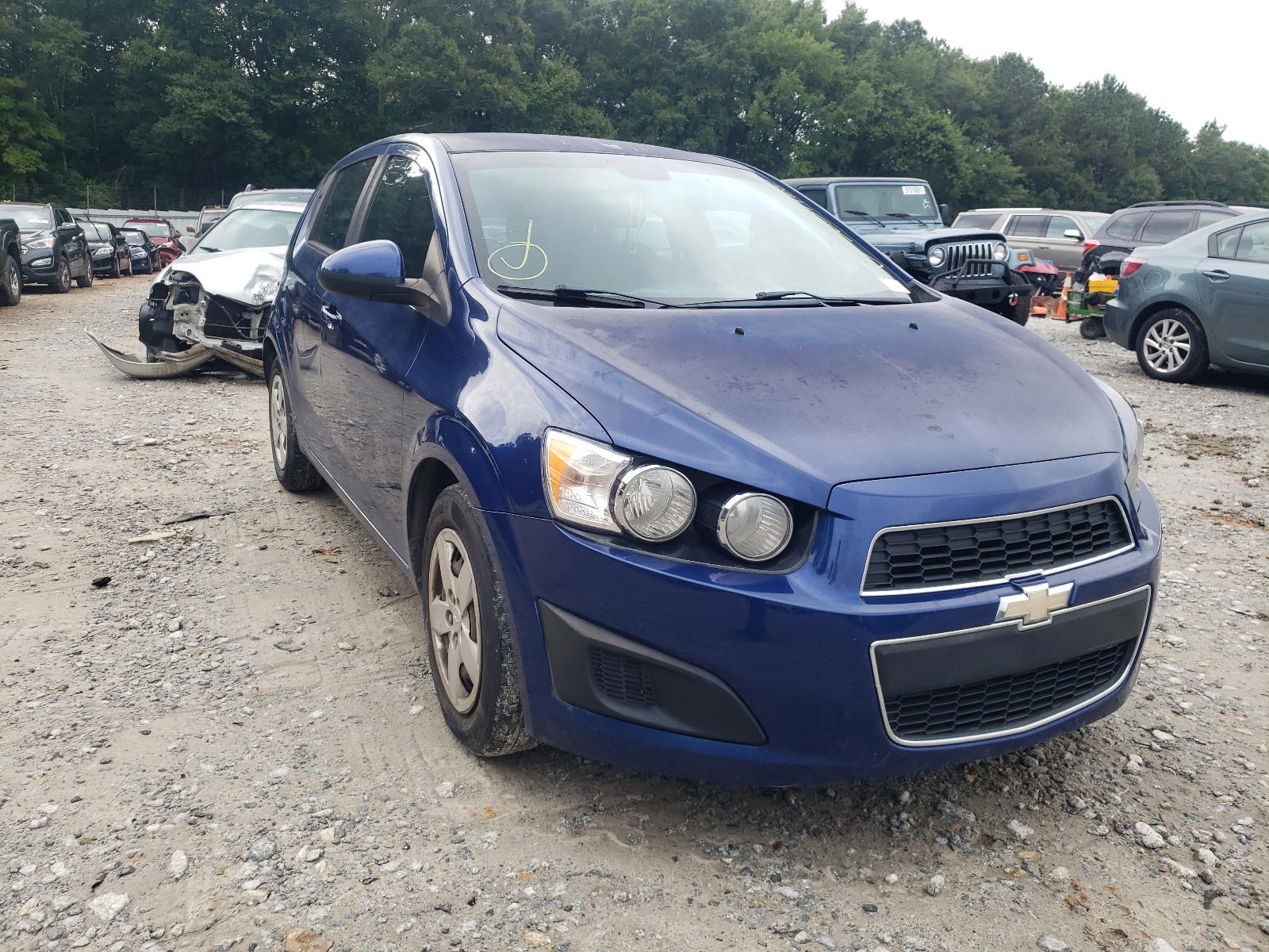 CHEVROLET SONIC LS 2013 with VIN 1G1JA6SH2D4104410 - Photo from auction