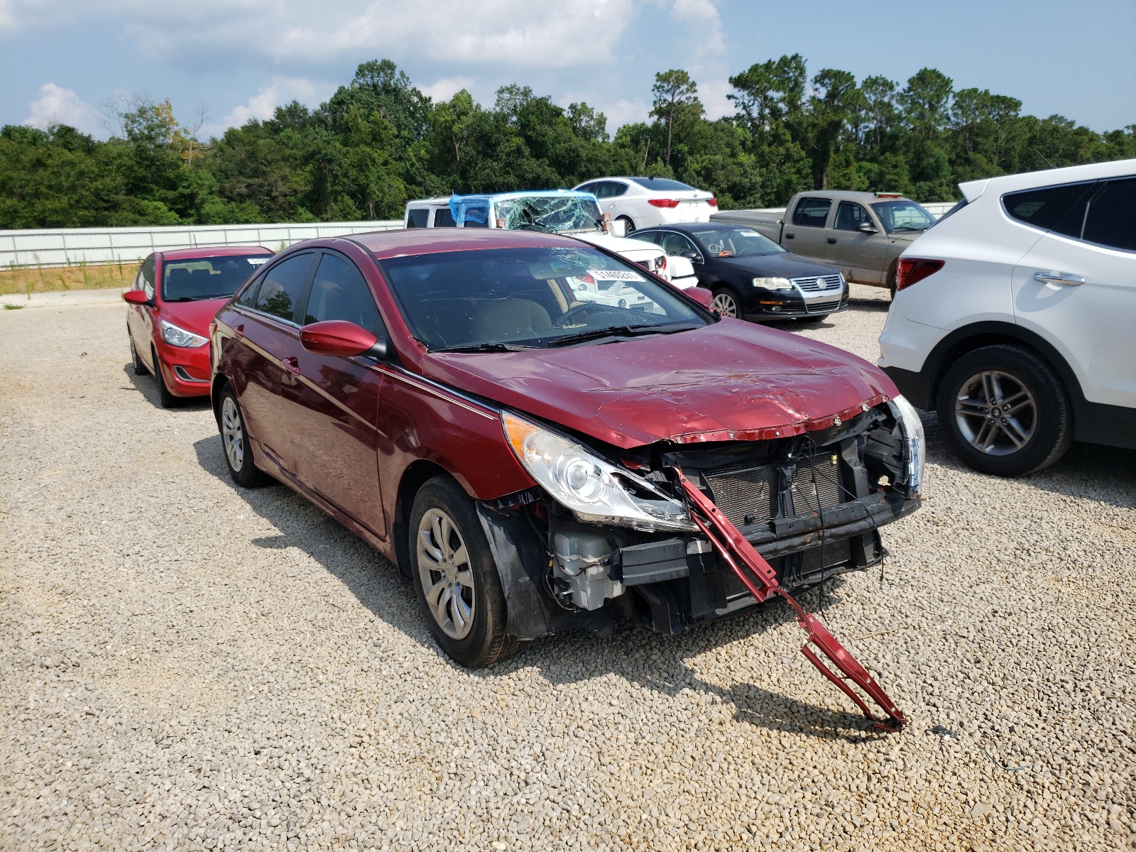 HYUNDAI SONATA GLS 2013 with VIN 5NPEB4AC5DH568947 - Photo from auction