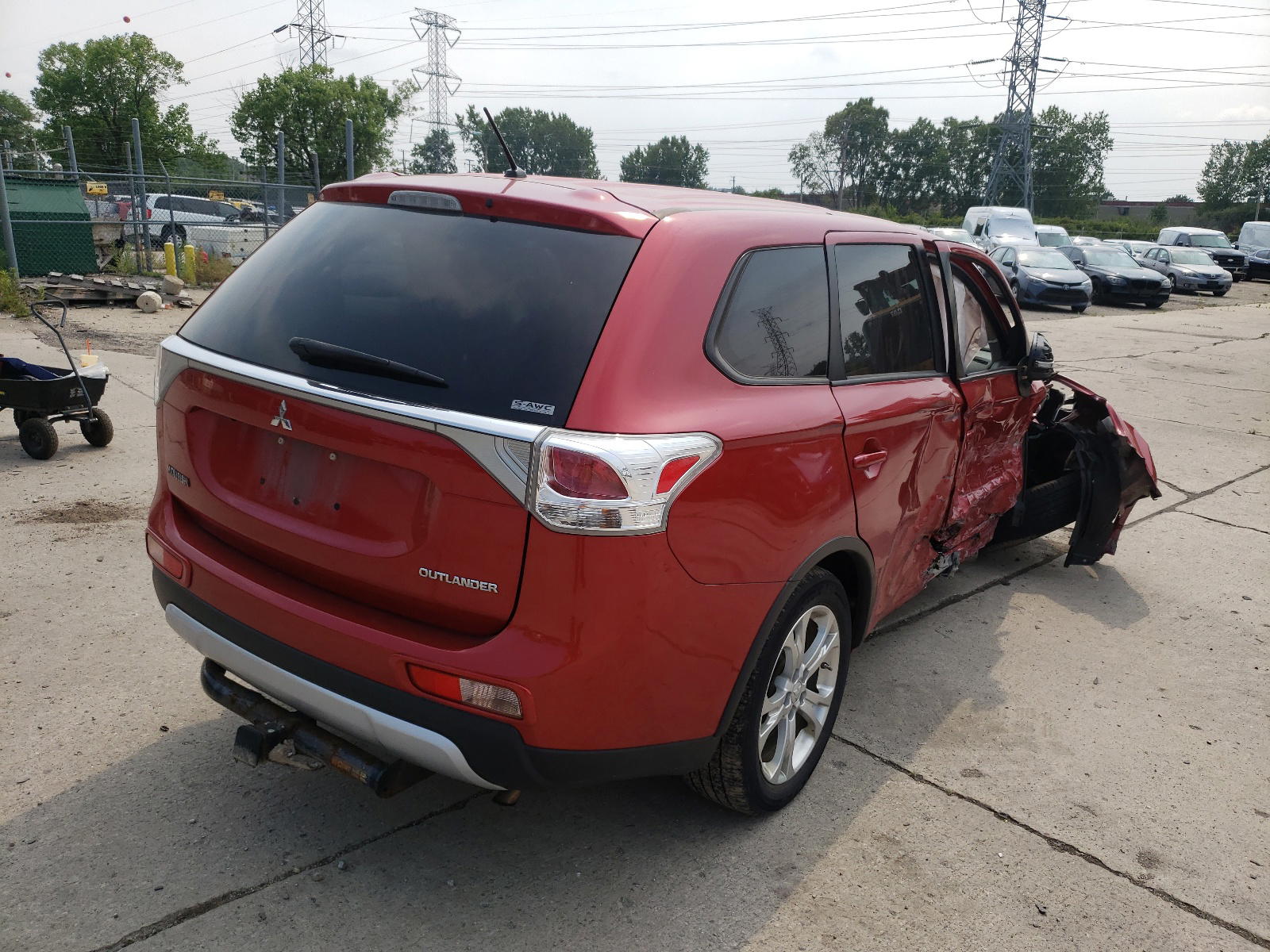 Photo 4 from auction – 2015 MITSUBISHI OUTLANDER with VIN JA4AZ3A31FZ012287
