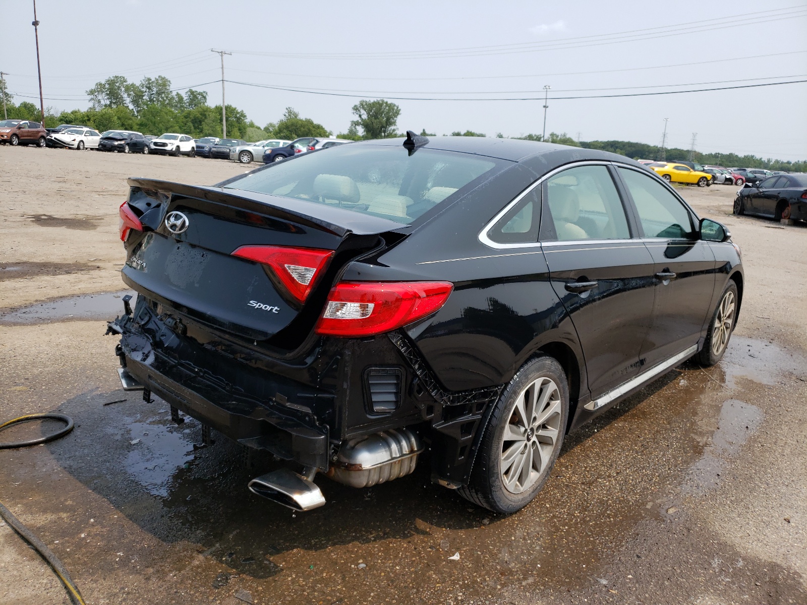 Photo 4 from auction – 2016 HYUNDAI SONATA SPO with VIN 5NPE34AF4GH285919