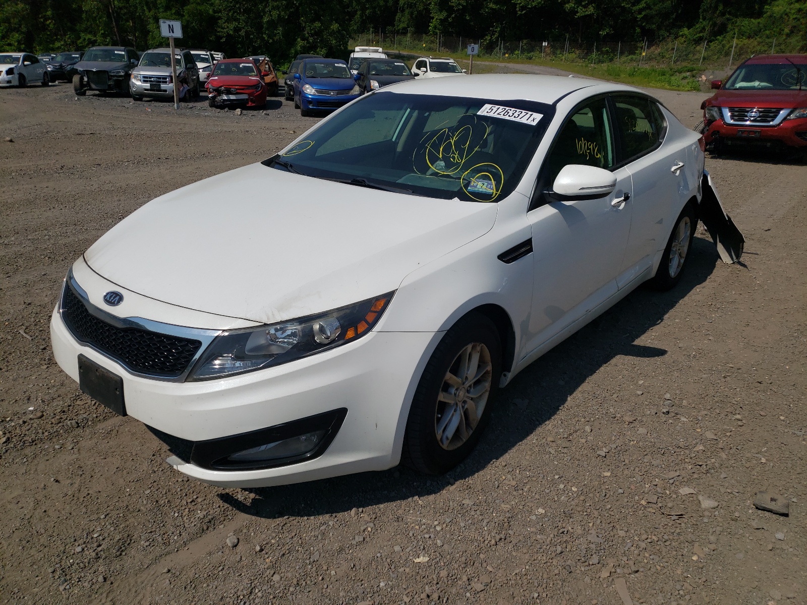 Photo 2 from auction – 2012 KIA OPTIMA LX with VIN 5XXGM4A78CG008386