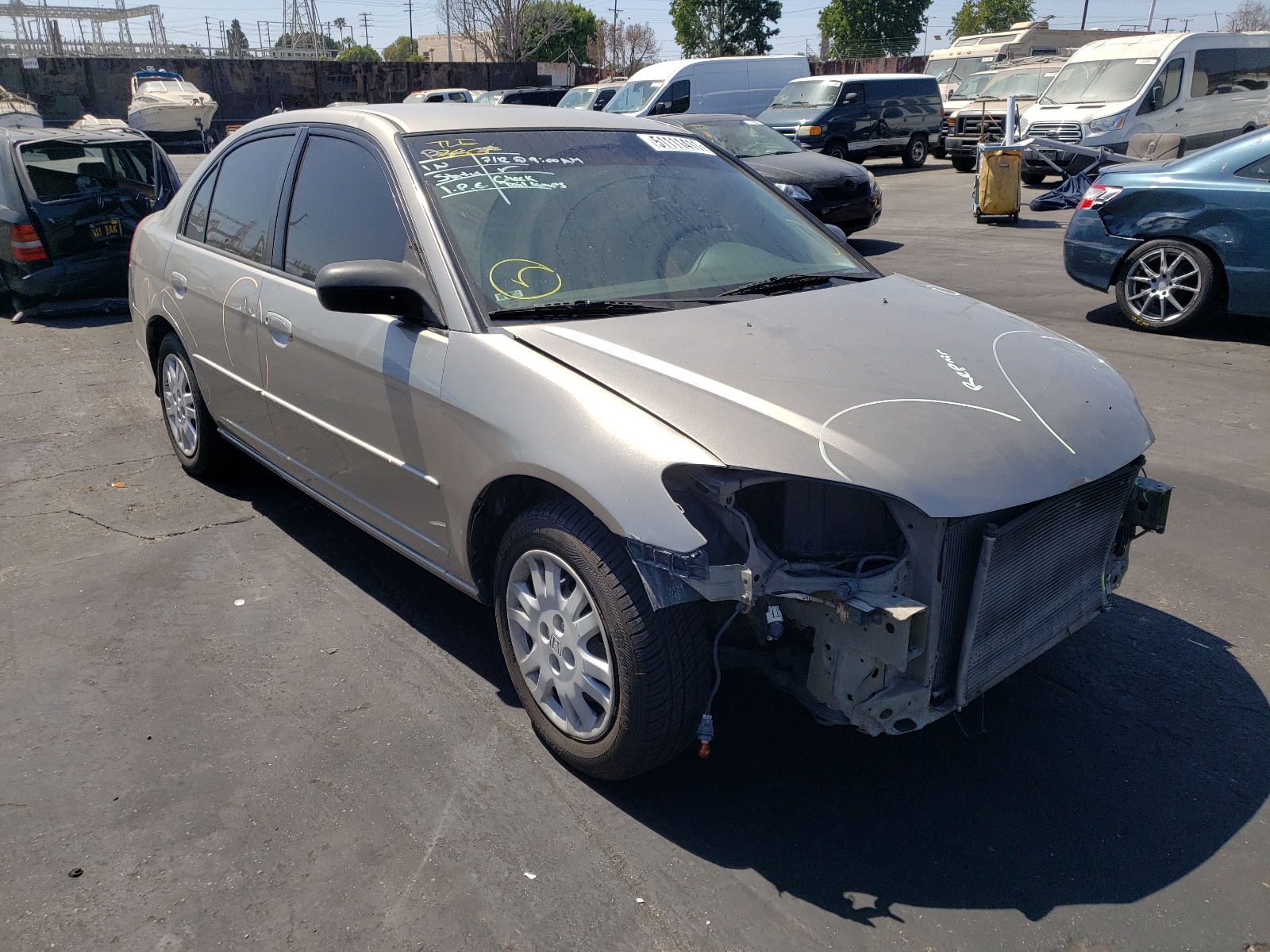 HONDA CIVIC LX 2004 with VIN 2HGES16624H502514 - Photo from auction