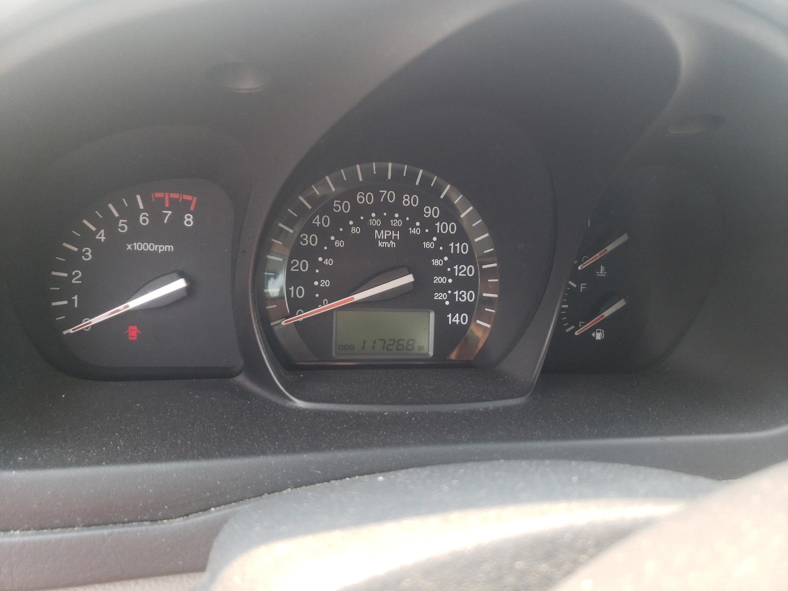 Photo 8 from auction – 2008 KIA SPECTRA EX with VIN KNAFE121385536492