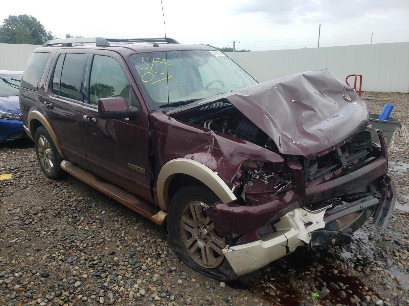 FORD EXPLORER E 2007 with VIN 1FMEU74E47UA59382 - Photo from auction