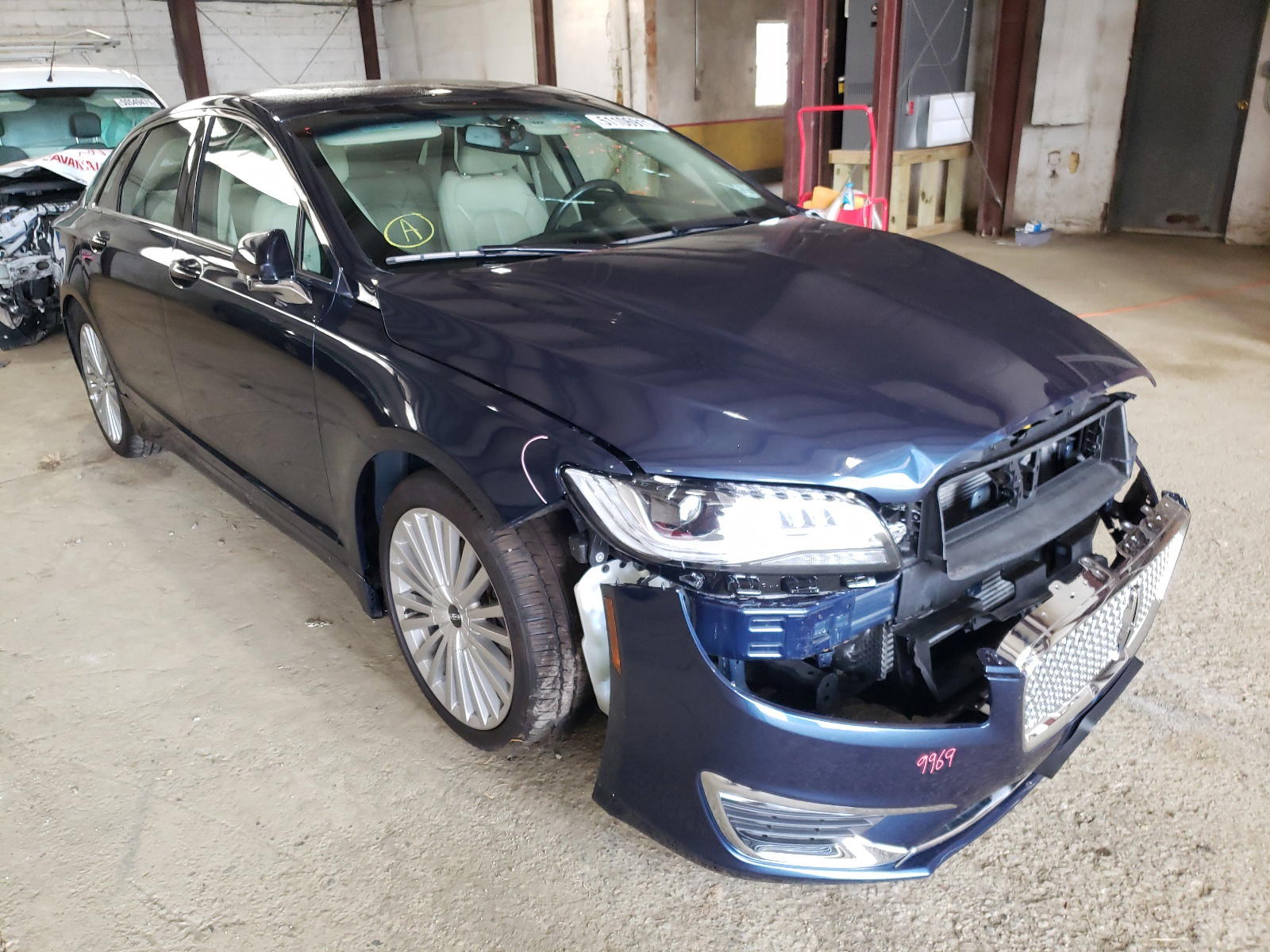LINCOLN MKZ 2017 with VIN 3LN6L5F93HR645074 - Photo from auction