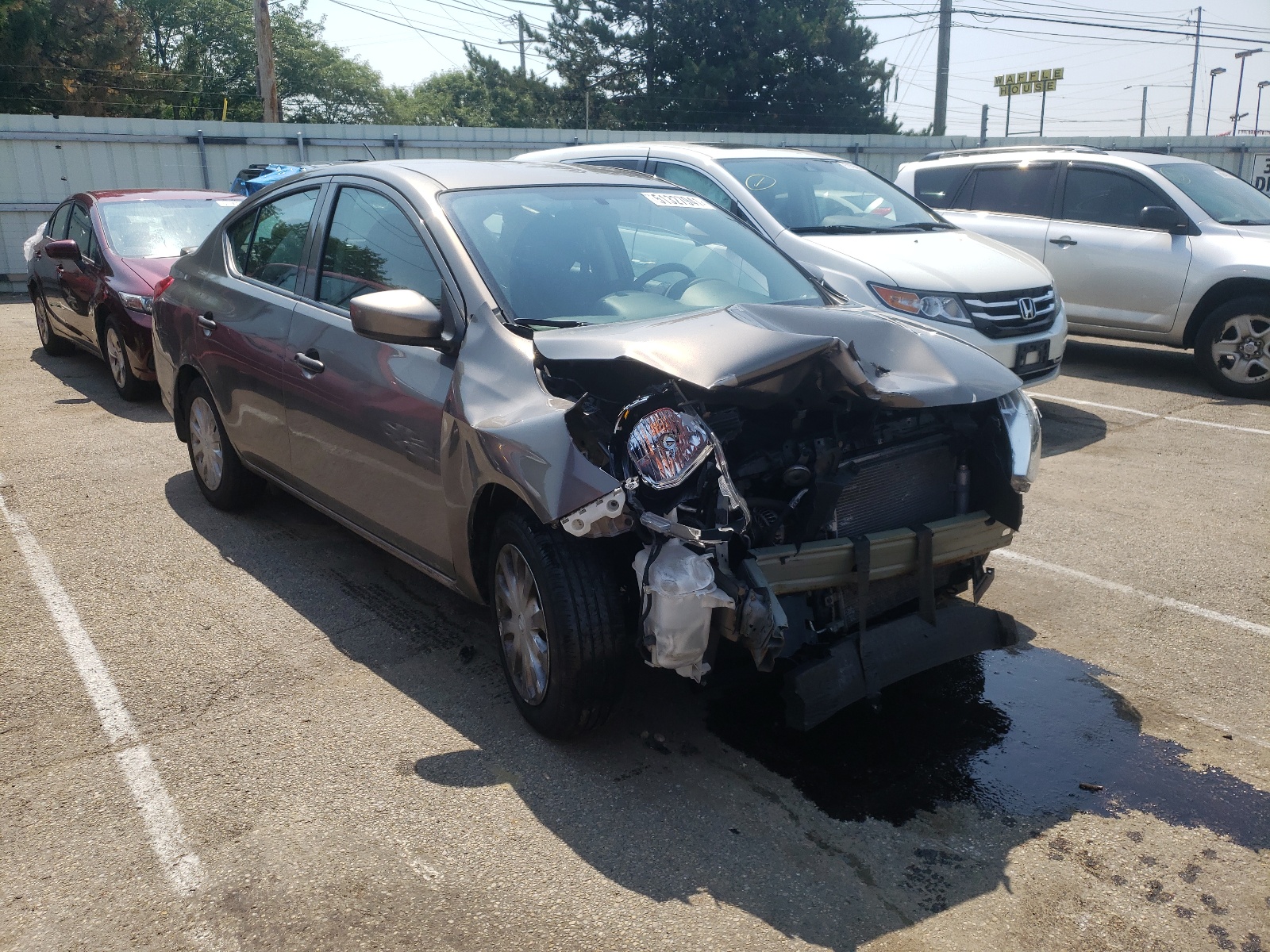 NISSAN VERSA S 2017 with VIN 3N1CN7AP6HL851837 - Photo from auction