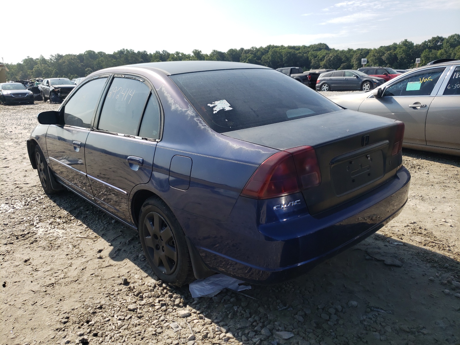 Photo 3 from auction – 2002 HONDA CIVIC EX with VIN 2HGES26782H559747