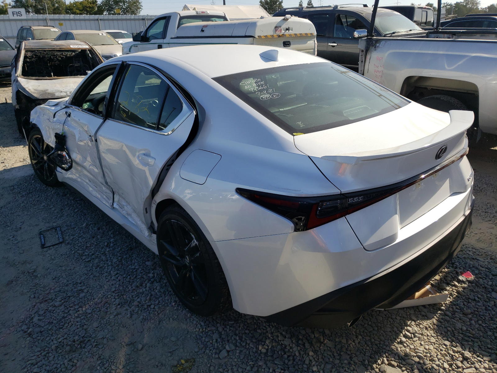 Photo 3 from auction – 2021 LEXUS IS 300 with VIN JTHAA1D22M5113782