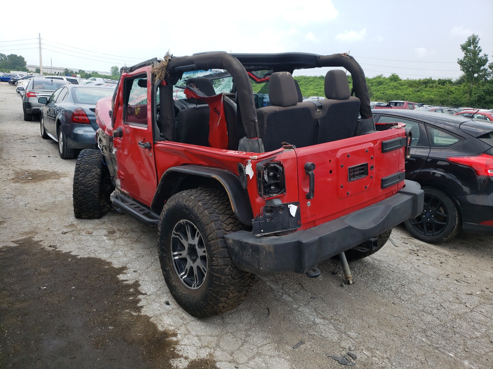 Photo 3 from auction – 2012 JEEP WRANGLER S with VIN 1C4AJWAG5CL256573