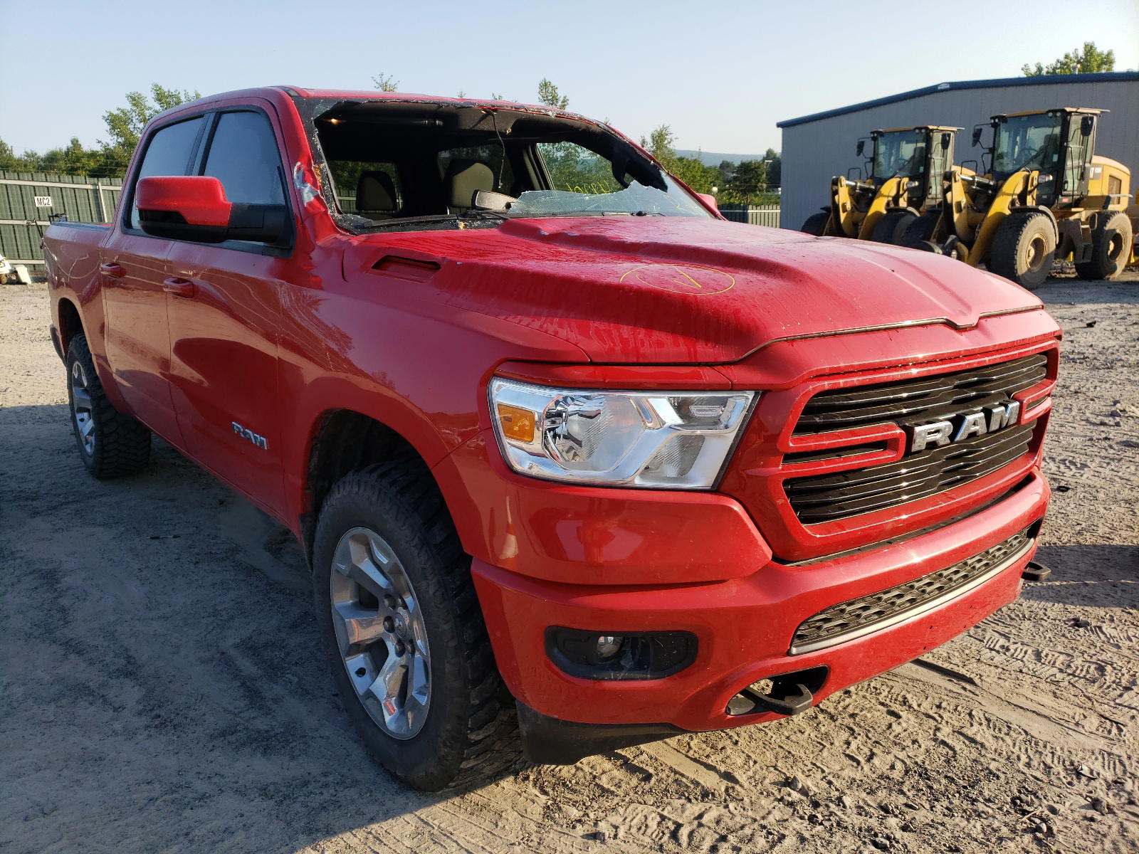 RAM 1500 BIG H 2019 with VIN 1C6SRFFT6KN593105 - Photo from auction