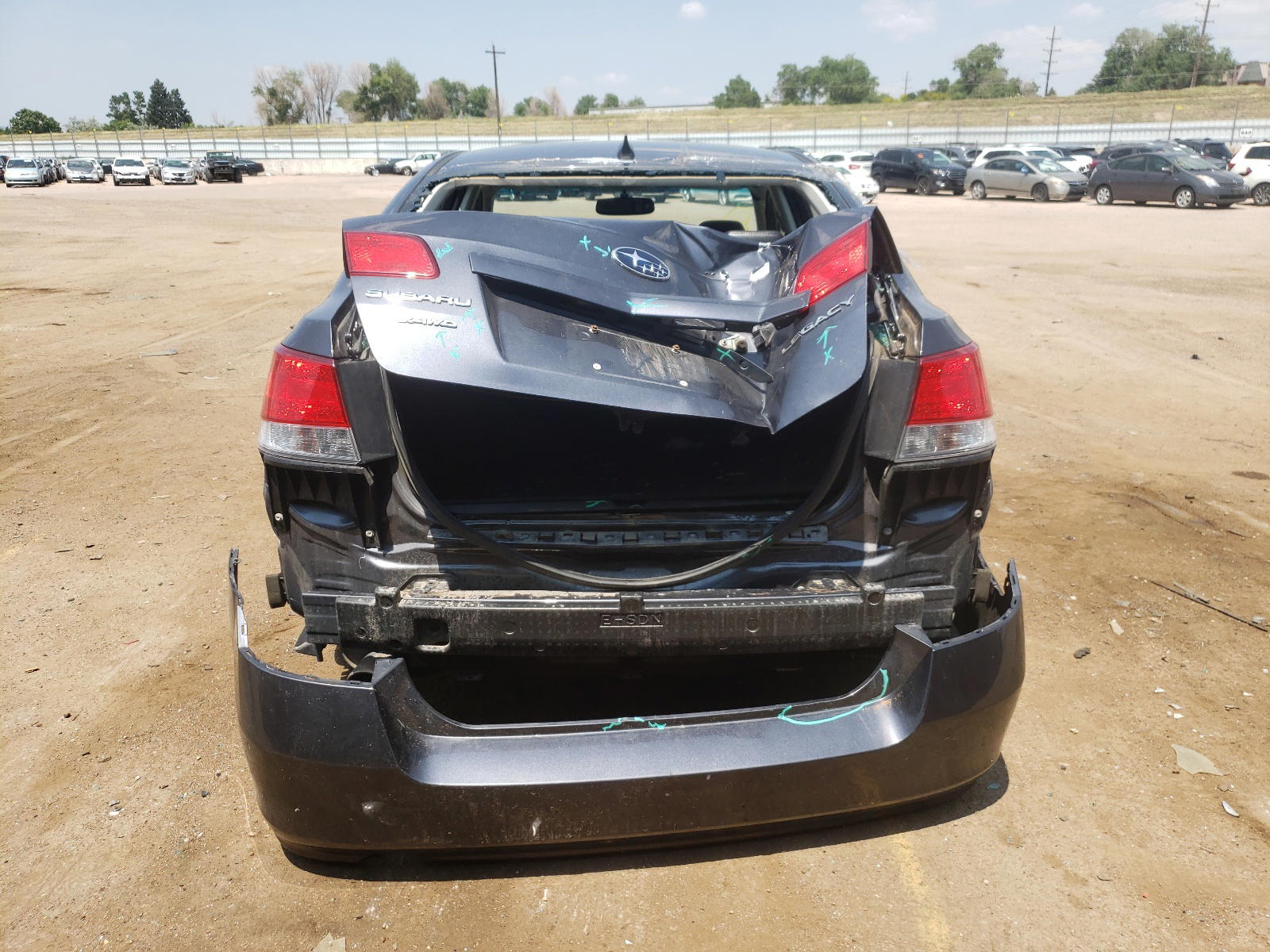 Photo 9 from auction – 2011 SUBARU LEGACY 2.5 with VIN 4S3BMCJ67B3241167