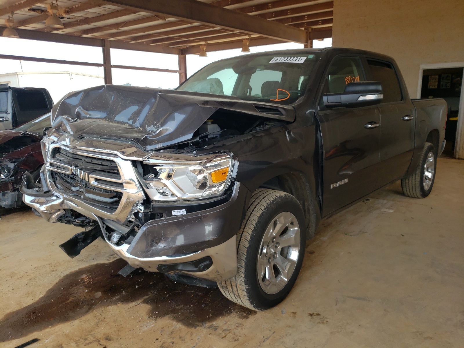 Photo 2 from auction – 2020 RAM 1500 BIG H with VIN 1C6SRFFT7LN116961
