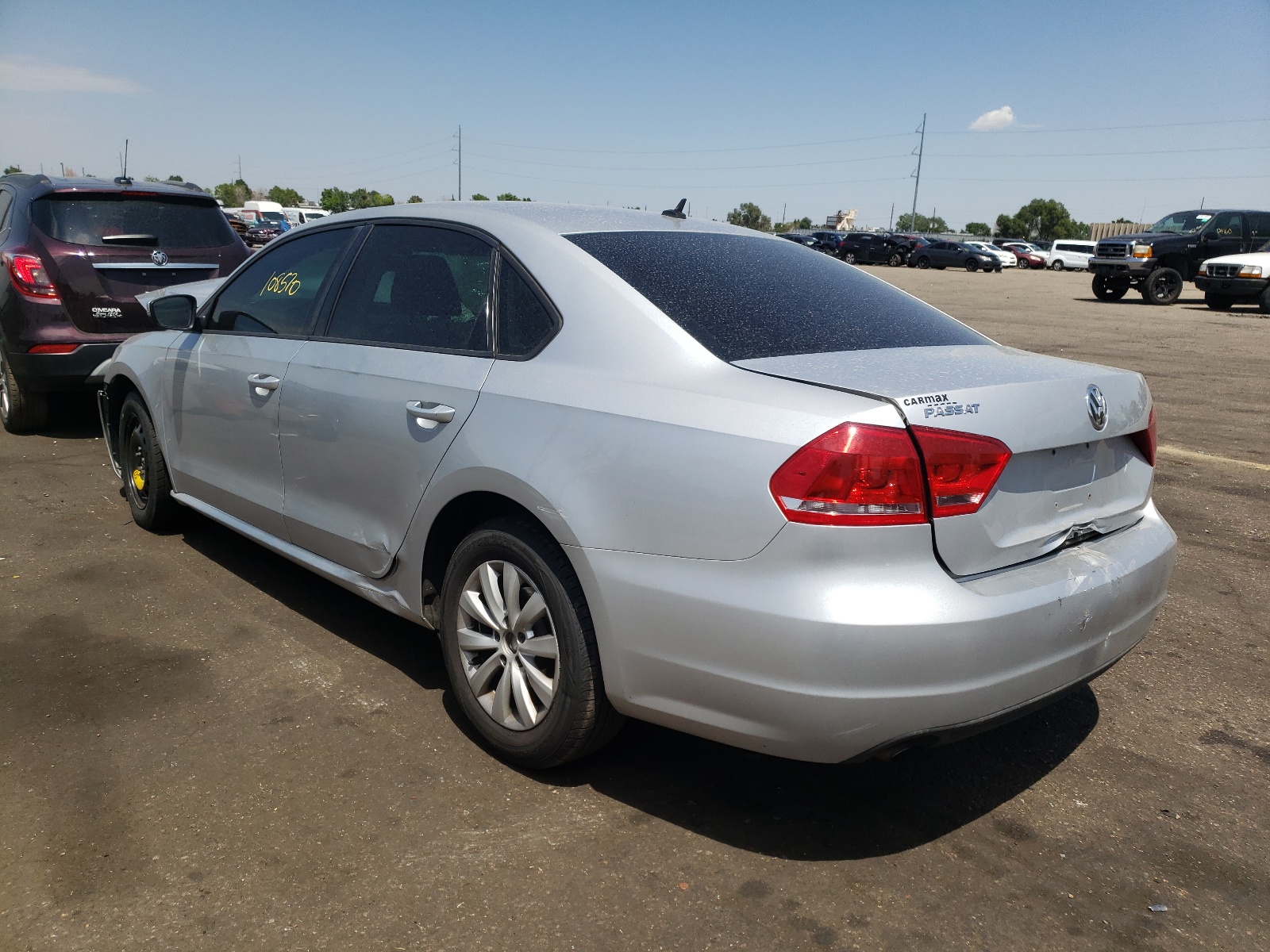 Photo 3 from auction – 2013 VOLKSWAGEN PASSAT S with VIN 1VWAH7A33DC027094