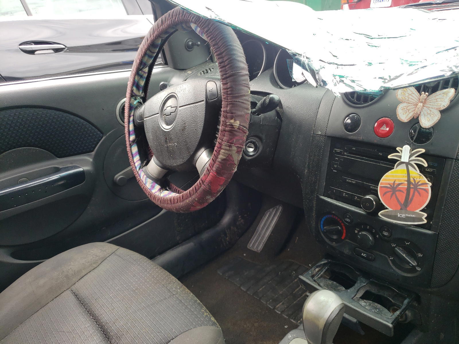 Photo 9 from auction – 2007 CHEVROLET AVEO BASE with VIN KL1TD66607B777123