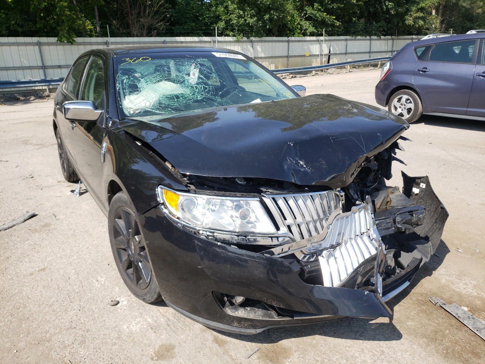 LINCOLN MKZ 2012 with VIN 3LNHL2GC8CR838055 - Photo from auction