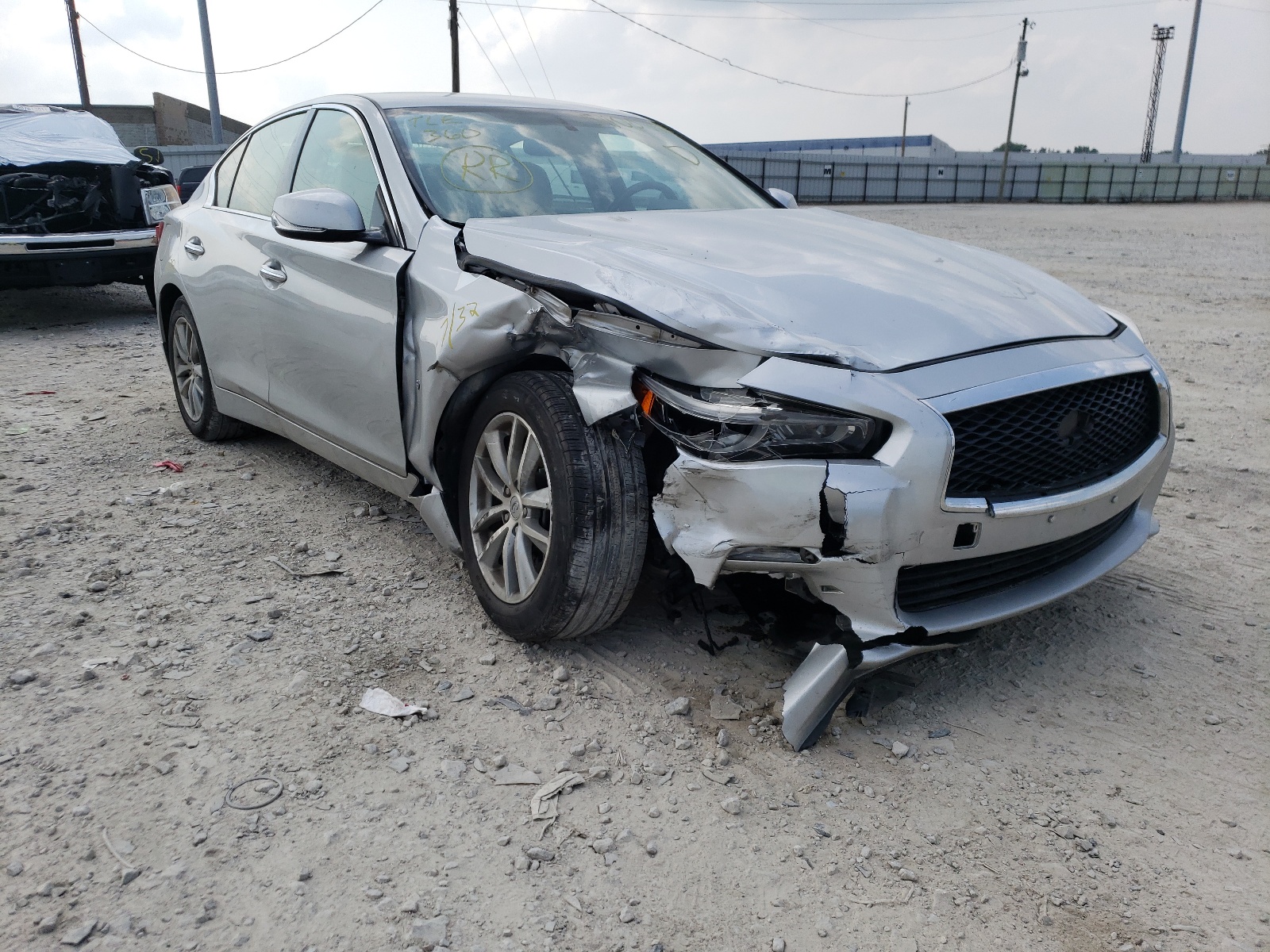 Photo 1 from auction – 2015 INFINITI Q50 BASE with VIN JN1BV7AR5FM393496